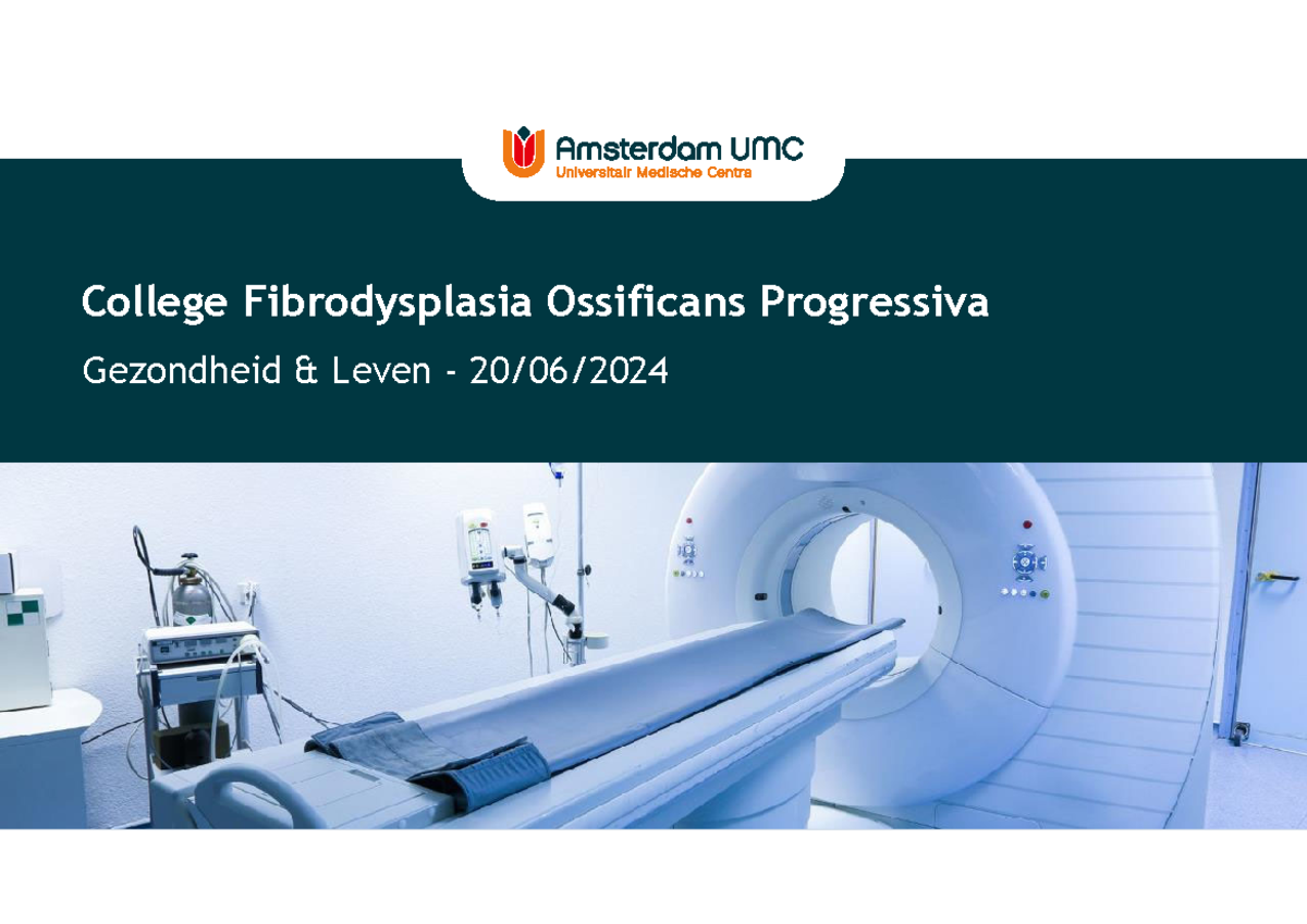Fibrodysplasia Ossificans Progressiva (FOP): Patient Care & Imaging ...
