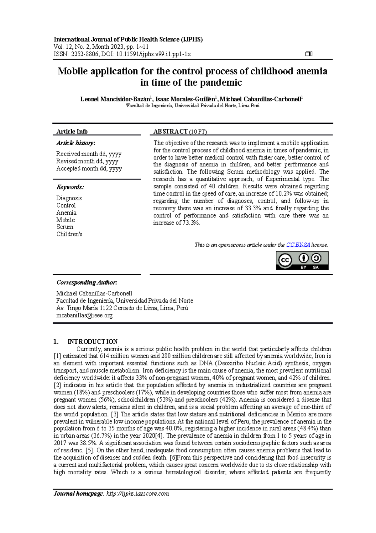 23143 - Mobile App for Managing Childhood Anemia During Pandemic - Studocu