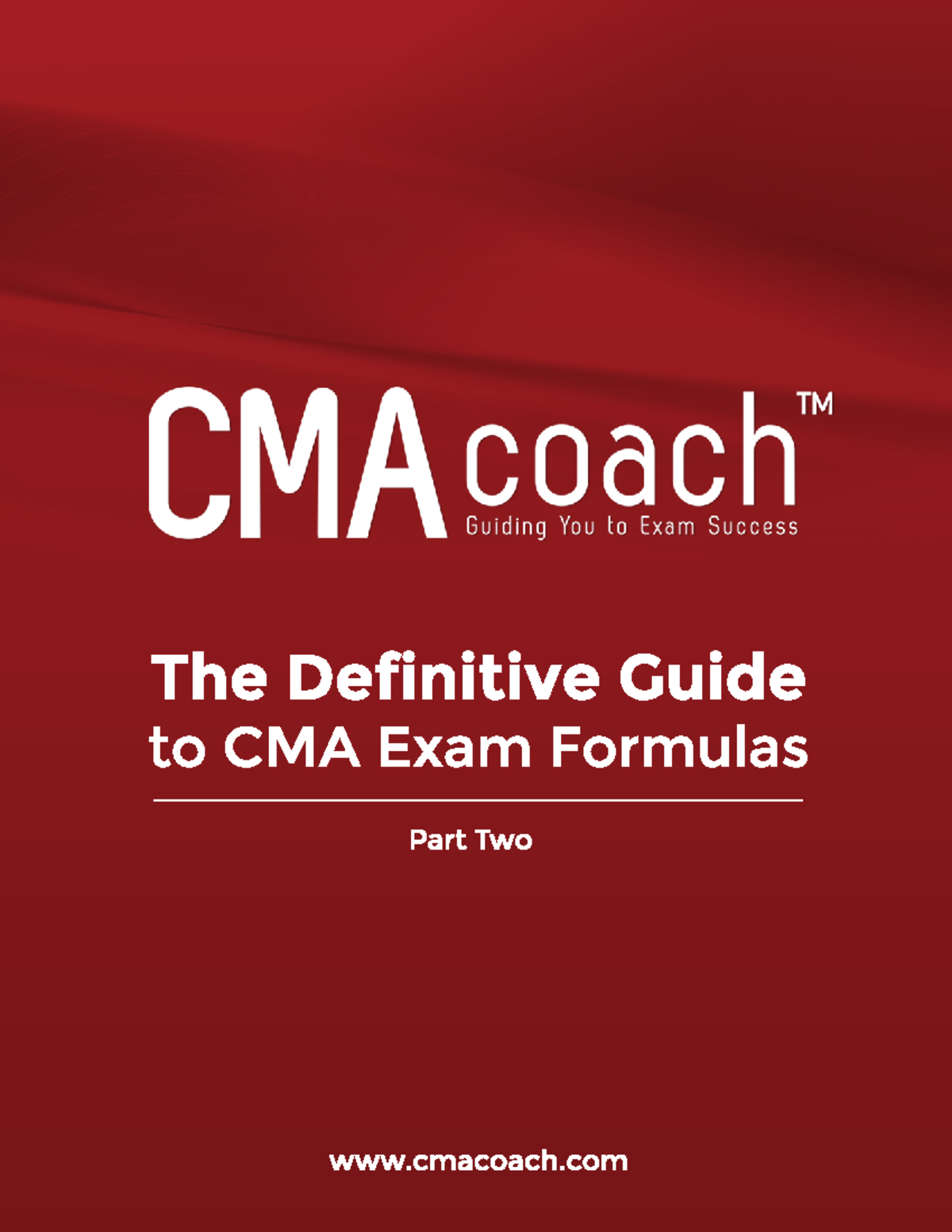 The Definitive Guide to CMA Exam Formulas: Part Two - Studocu