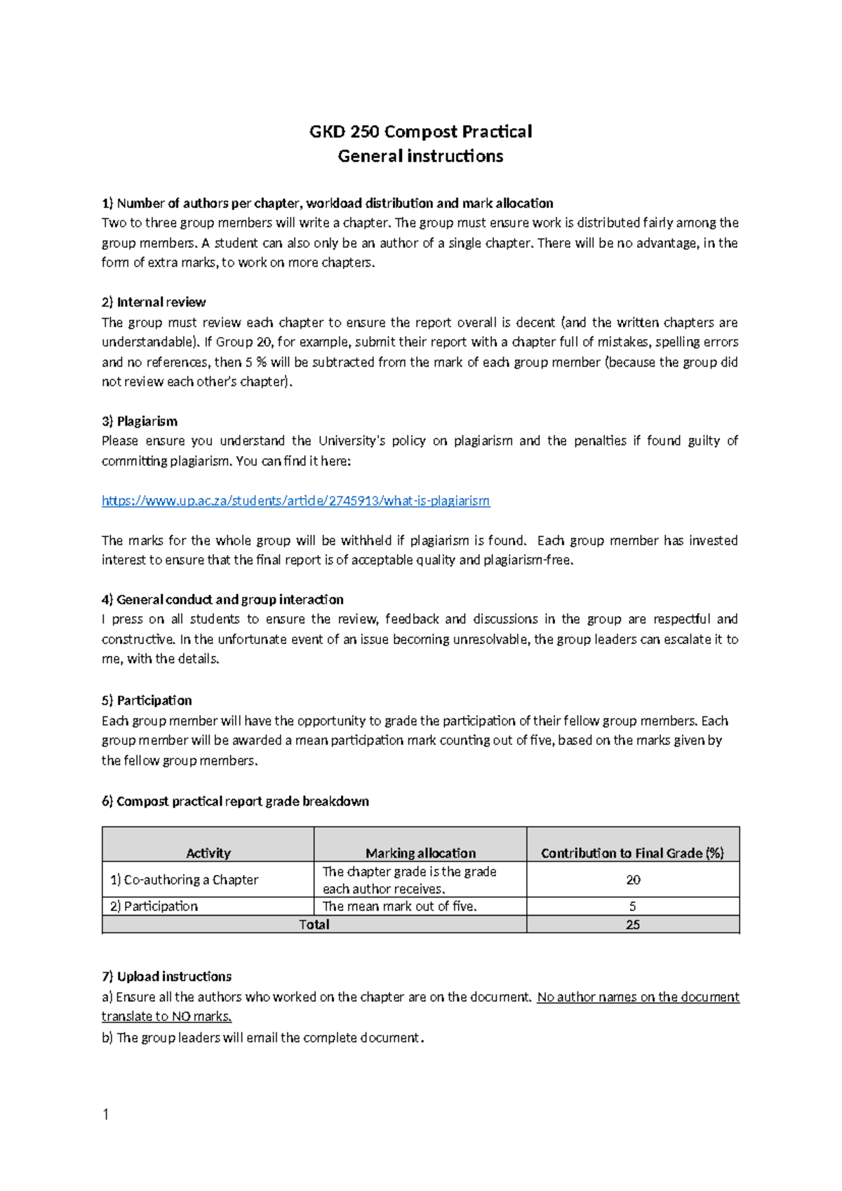 GKD 250 Compost Practical Report Template: A Comprehensive Guide - Studocu