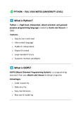 python programming - INT 108 - LPU - Studocu