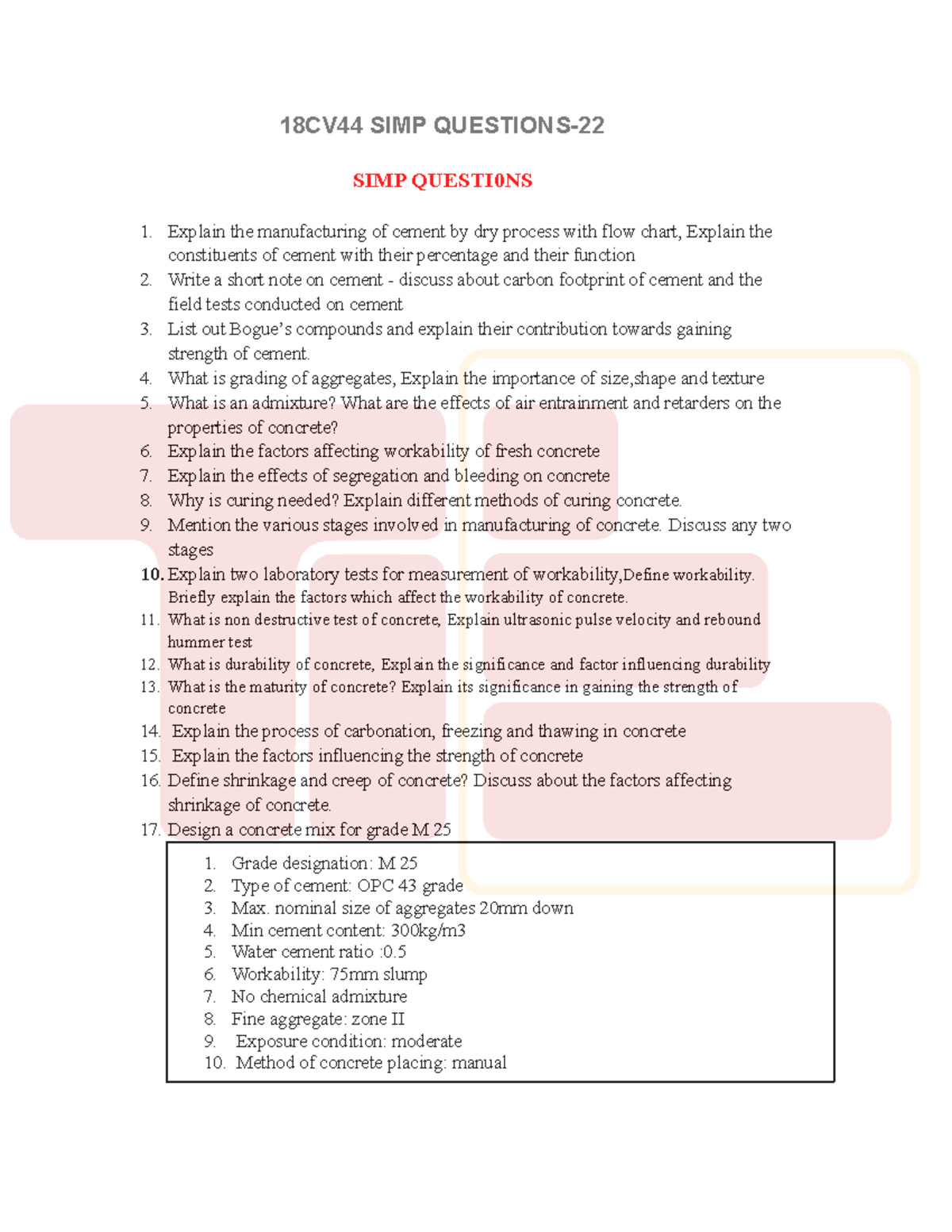 18CV44-simp-tie (1) (1)pdf - 18CV44 SIMP QUESTIONS- SIMP QUESTI0NS 1 ...