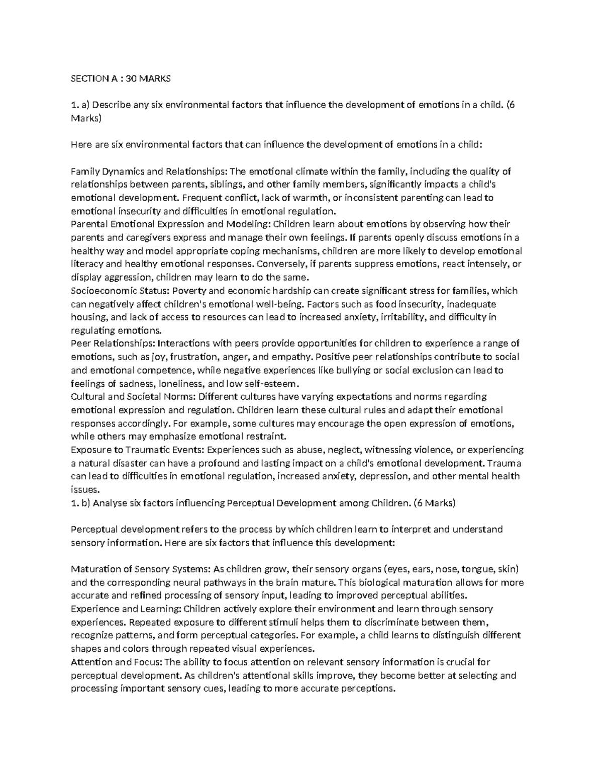 Human growth and development: Key factors and stages - Studocu