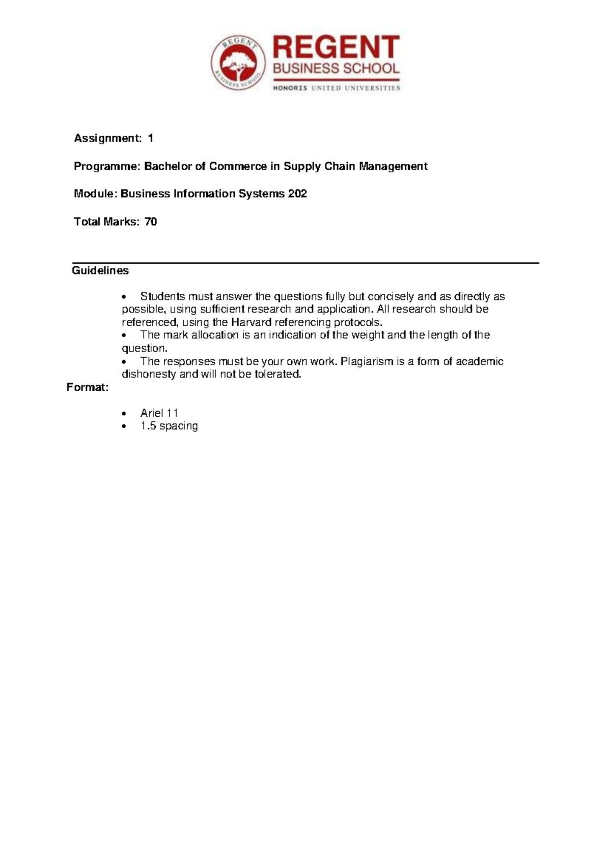 Bcomscm Business Information Systems 202 Assignment Jan 25 - Assignment ...