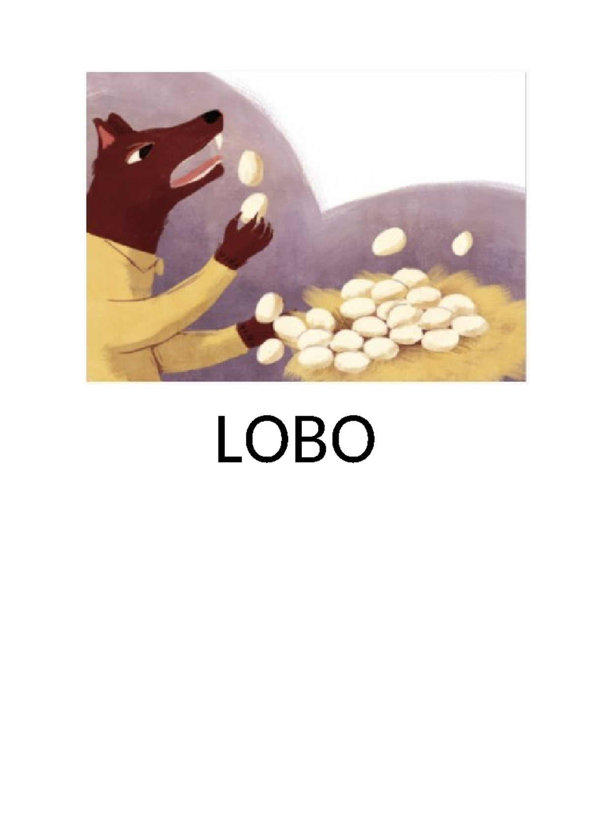 LOBO - imagenes - Prácticas del lenguaje - LOBO L O B O L O B O C A B R ...