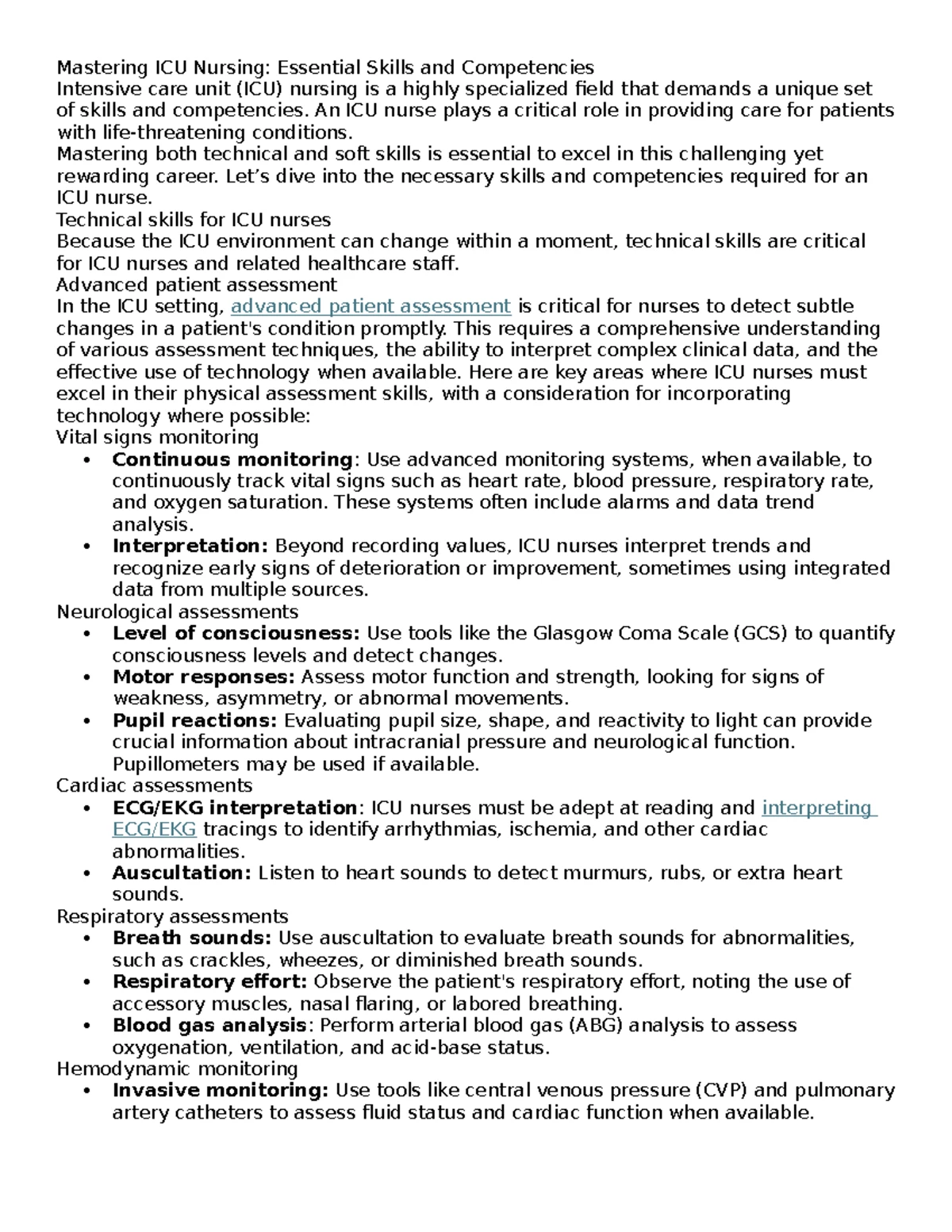 NUR3525-KU Shadow Health Anxiety Care Plan & Diagnosis Insights - Studocu