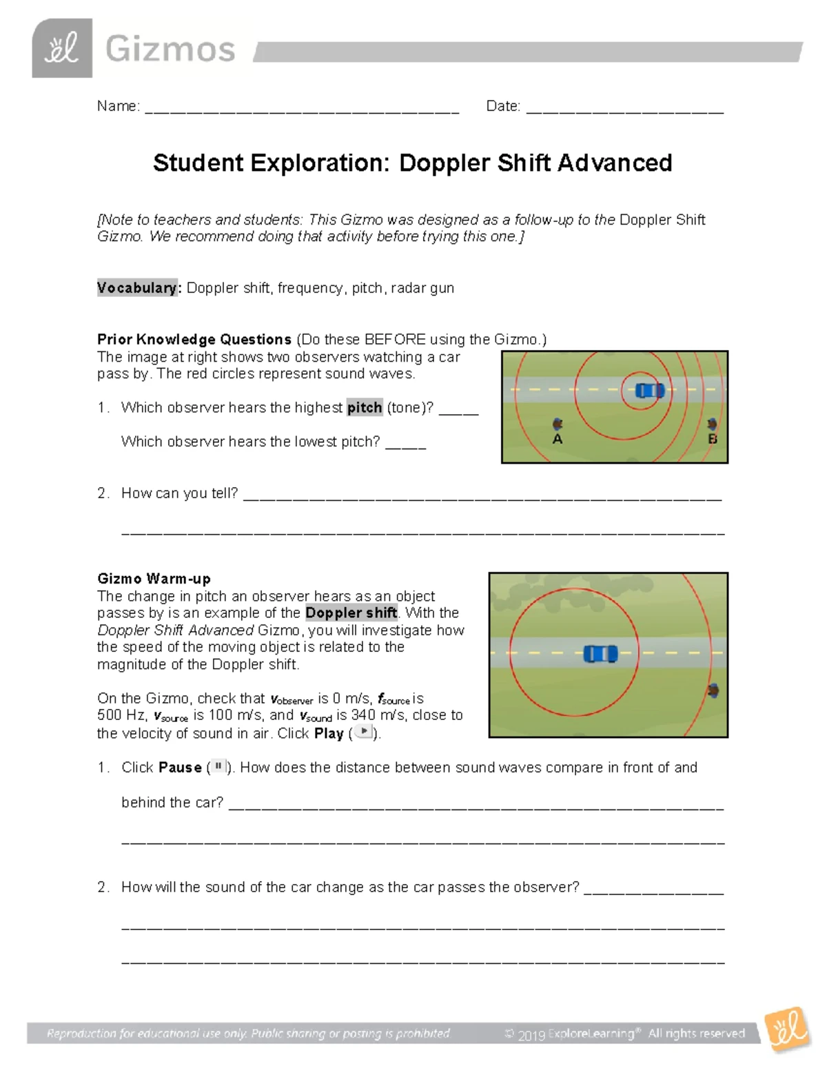 Student Exploration: Longitudinal Waves SE - Gizmos Guide - Studocu