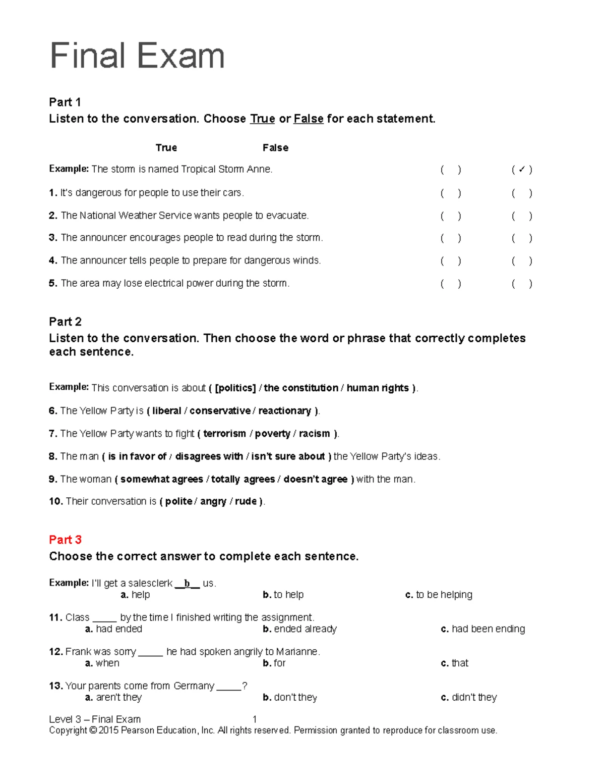 UNIT TEST 8 - programming - Name: lê quốc_ anh__________ TEST FOR UNIT ...