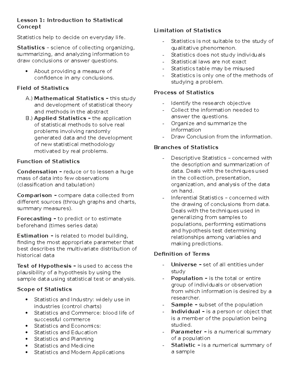 VCM Formulas for Financial Models and Analysis - Studocu