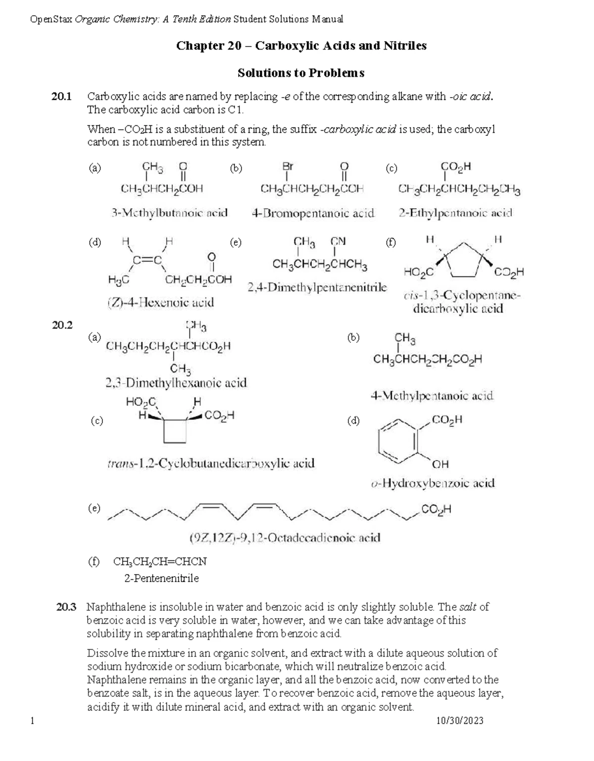 Organic Chemistry 10e: Student Solutions Manual for Chapter 24 - Studocu