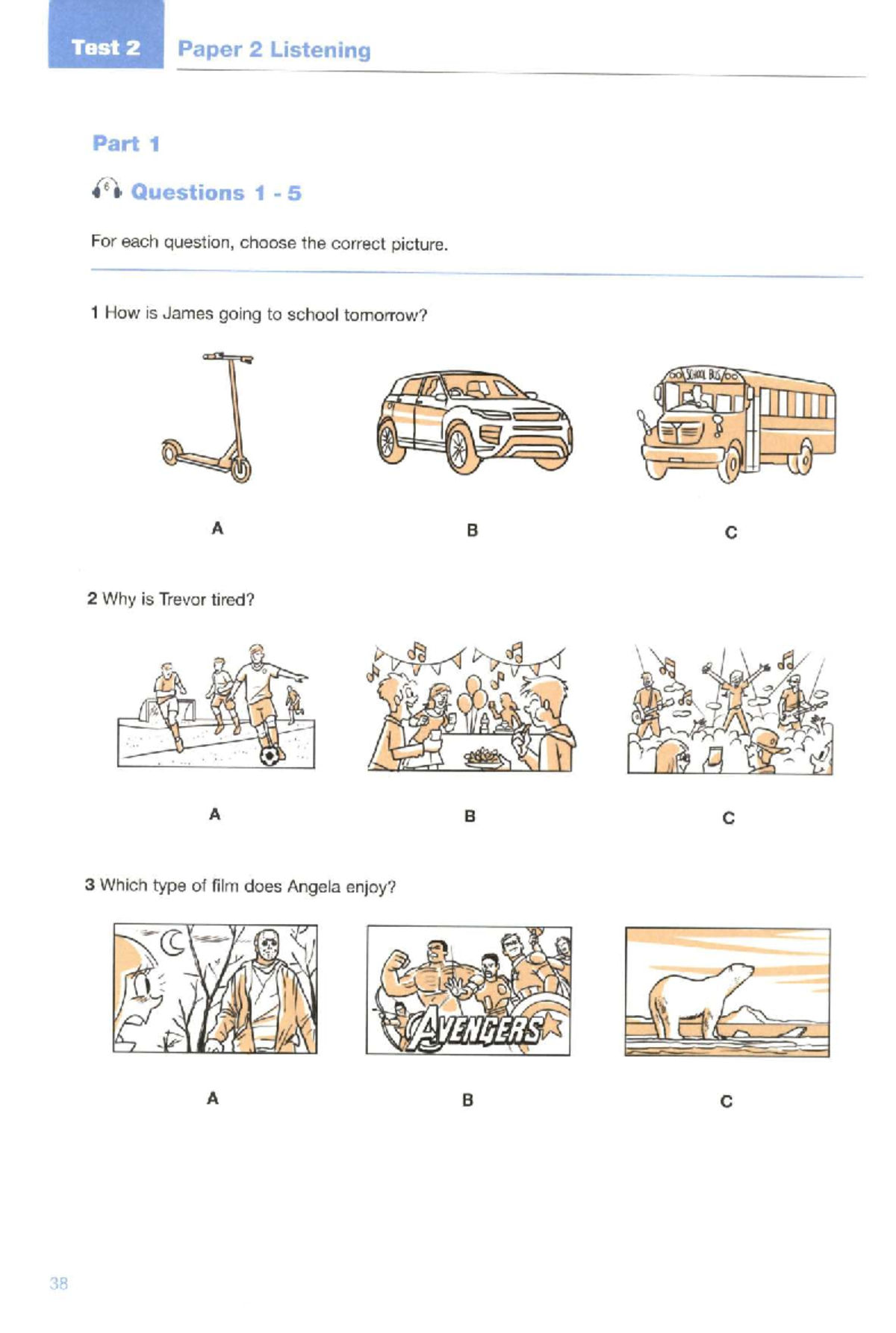 B7A 6.6 Listening Test 2: Questions and Answers - Studocu