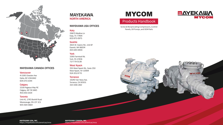 MYCOM Products Handbook: Compressors & Control Panels Overview - Studocu