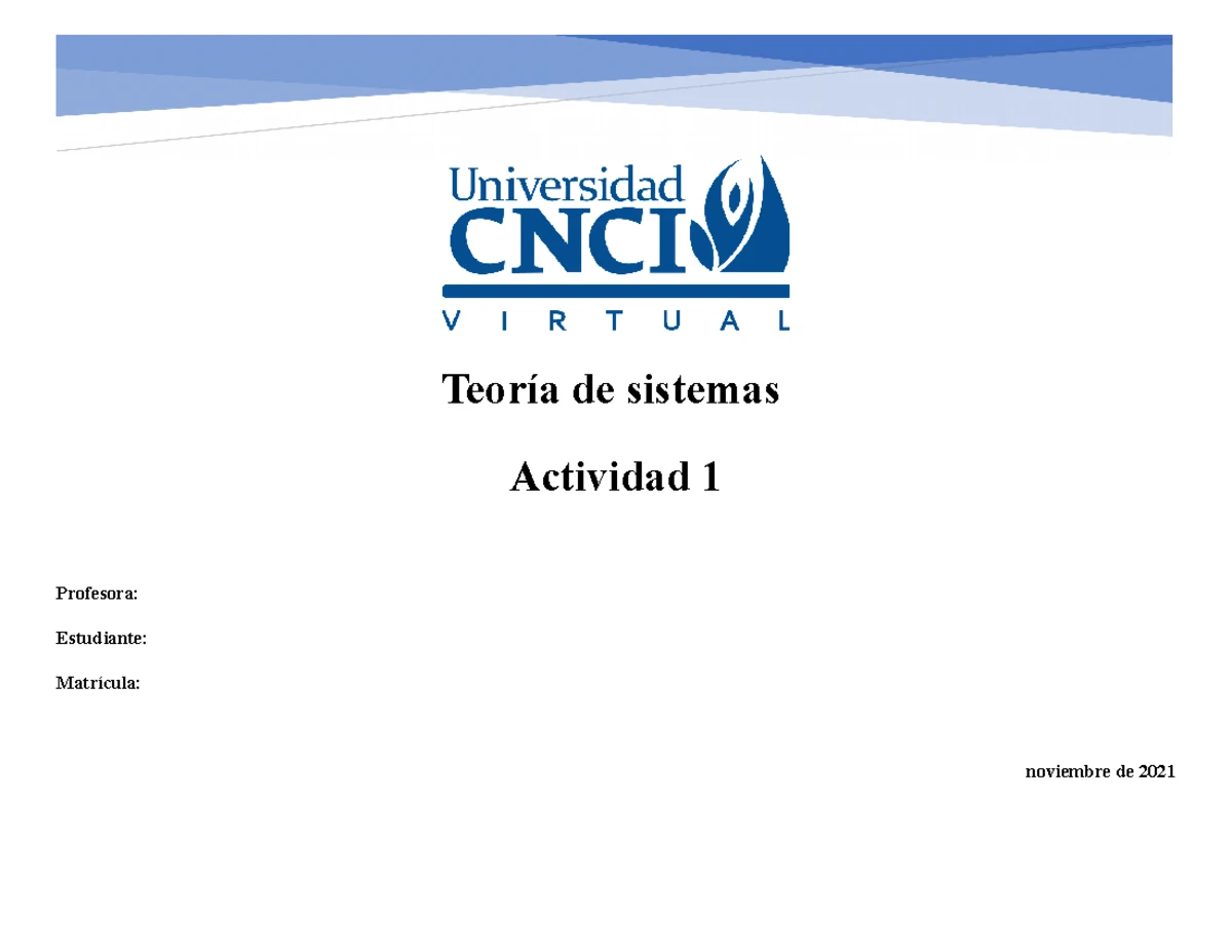 Teoria De Sistemas Actividad 2 Teoría De Sistemas Actividad 2