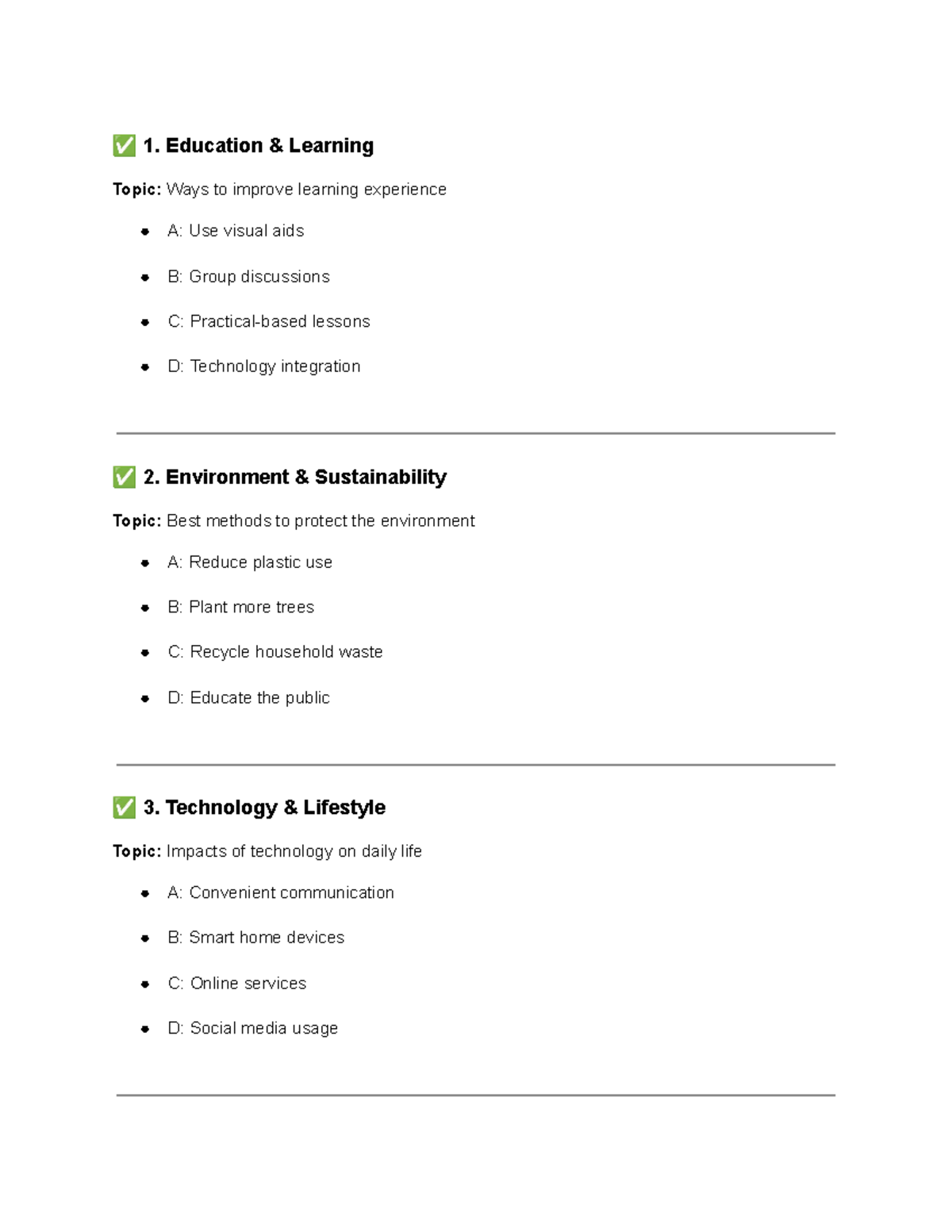Improving Learning & Lifestyle: Key Topics & Strategies - Studocu