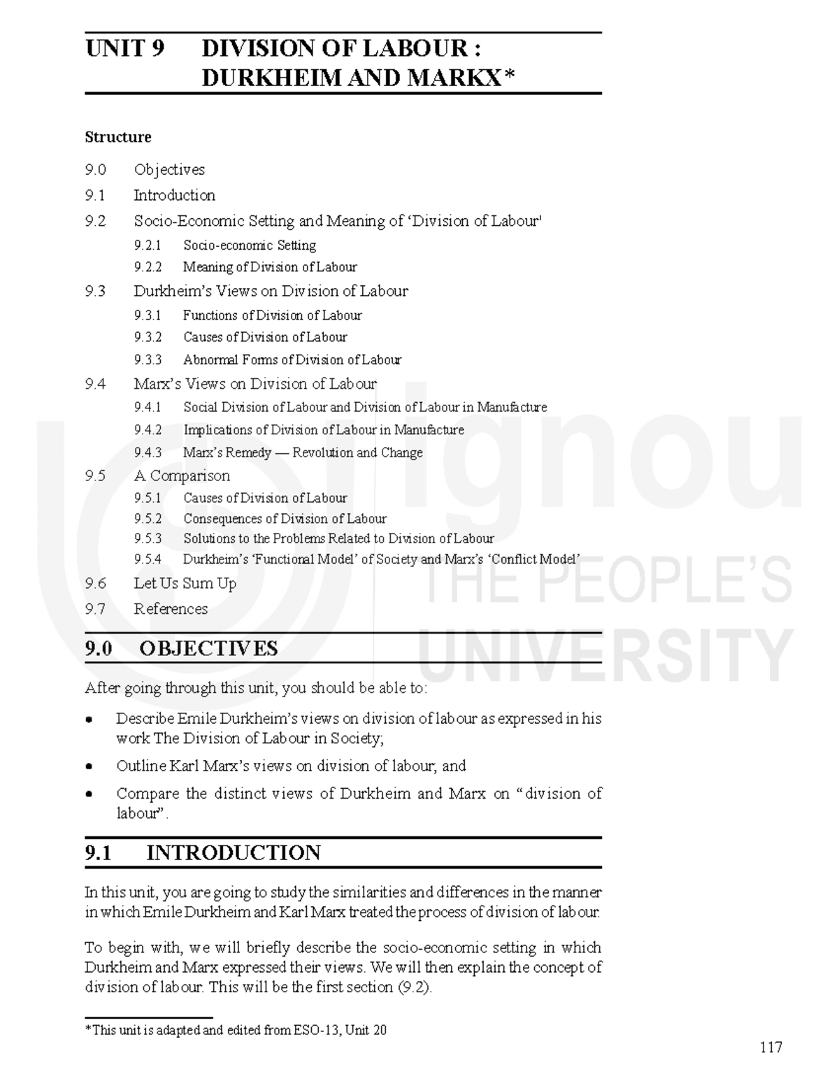 **DOL 101 Final Exam Notes: Division of Labour - Durkheim vs. Marx ...