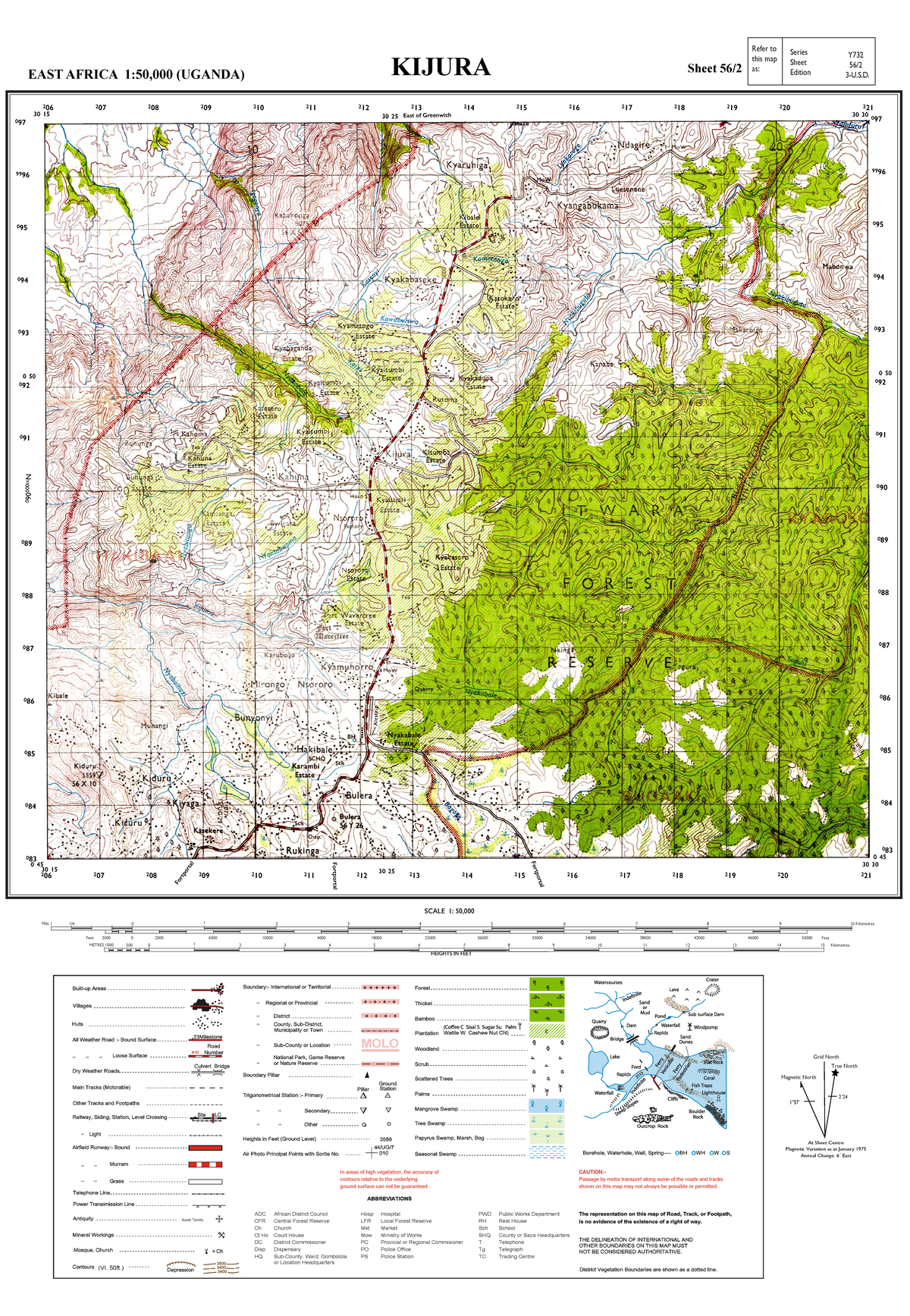 Kijura East Africa Map Overview - Sheet 214 (UGA 206-221) - Studocu