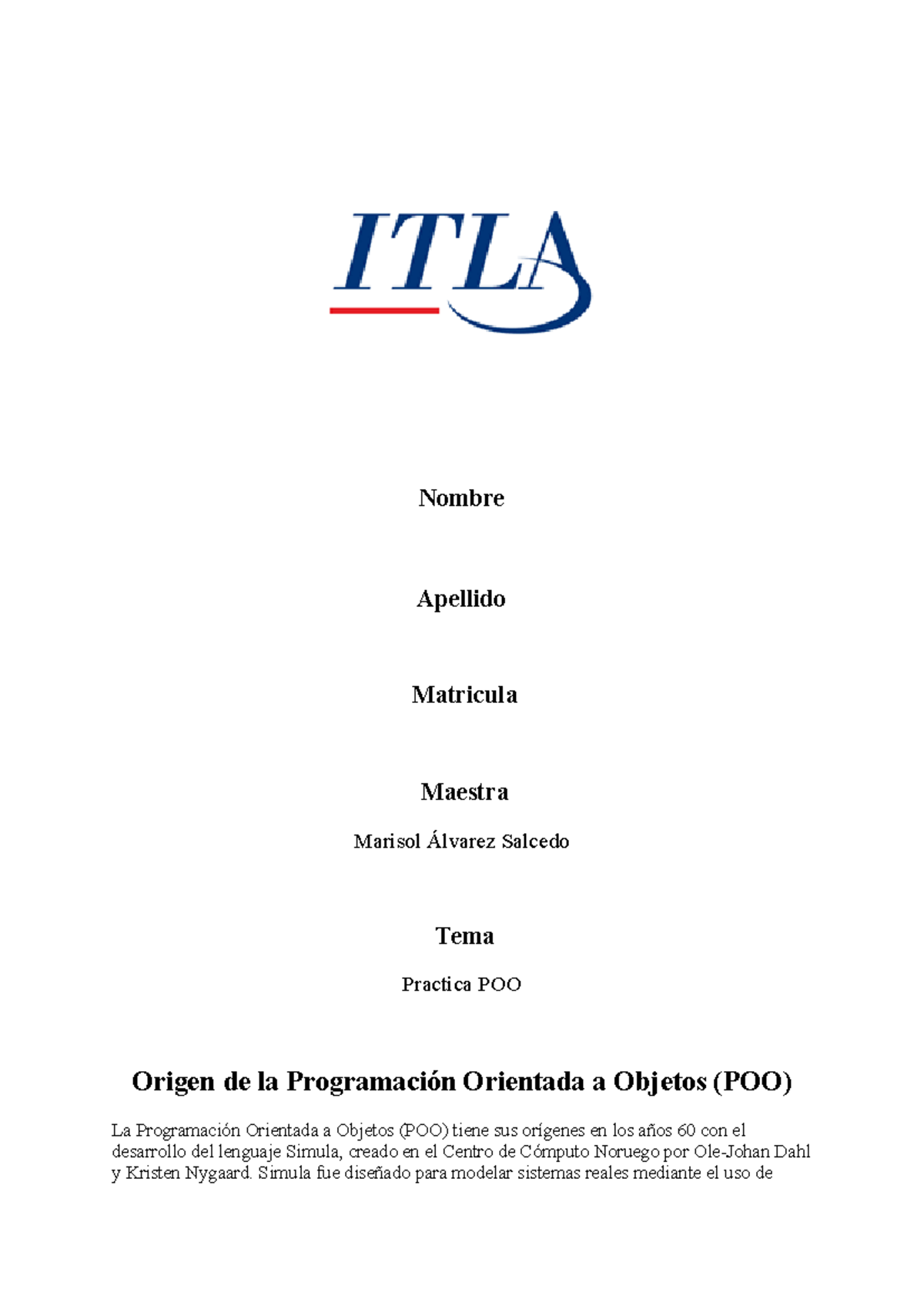 POO 101: Orígenes y Principios de la Programación Orientada a Objetos ...