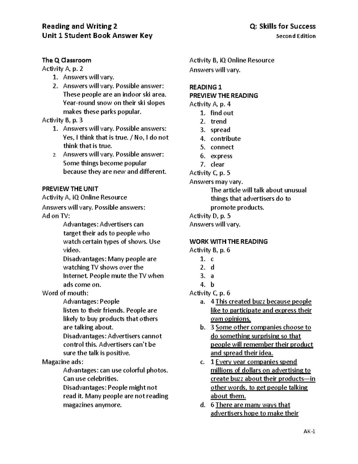 語学+参考書 Reading Keys New Ed 2 Student&#39;s Book (Reading Keys New Edition) Reading Keys Comprehension PDF | PDF | Vocabulary | Reading