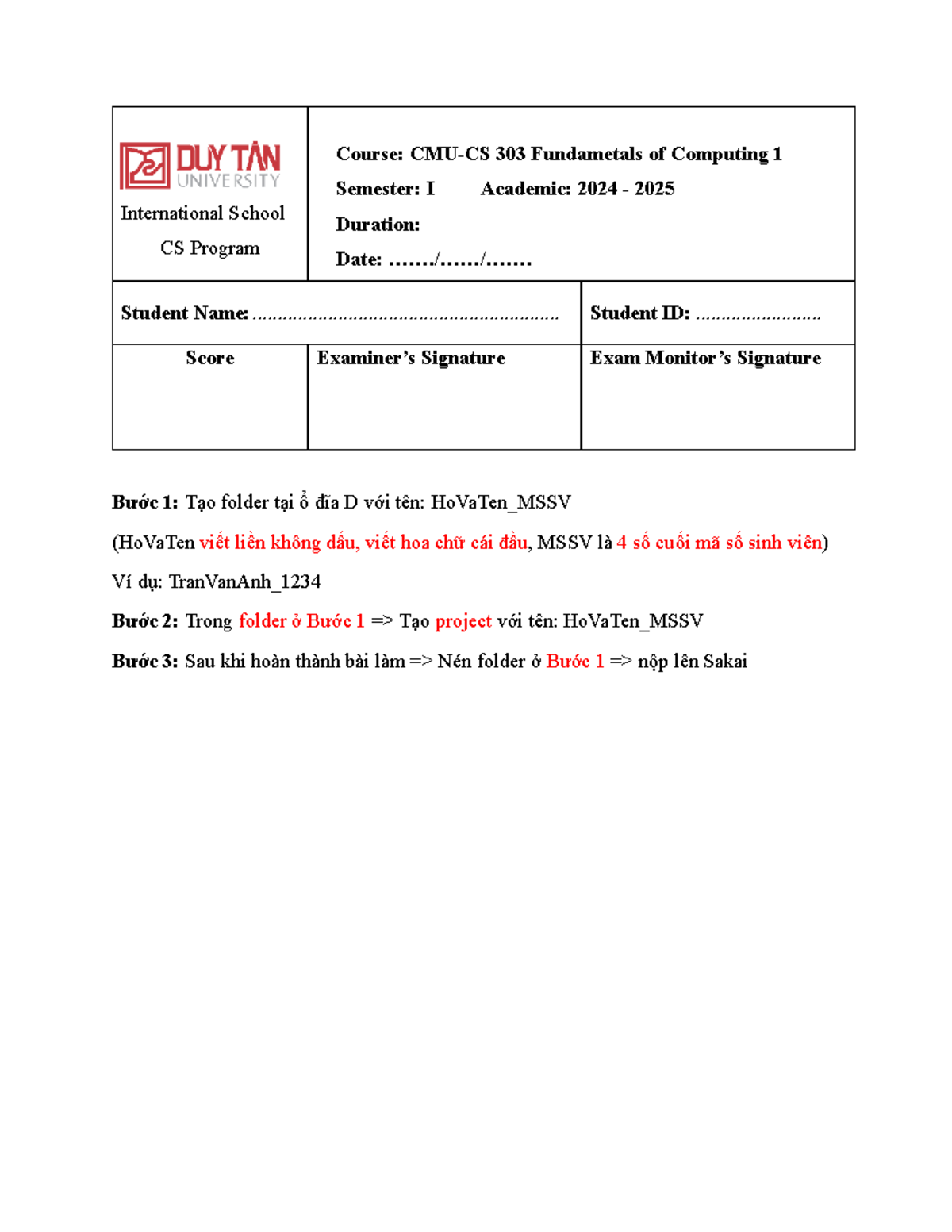 CMU-CS 303 Final Exam Review: JAVA Fundamentals 1 - Studocu