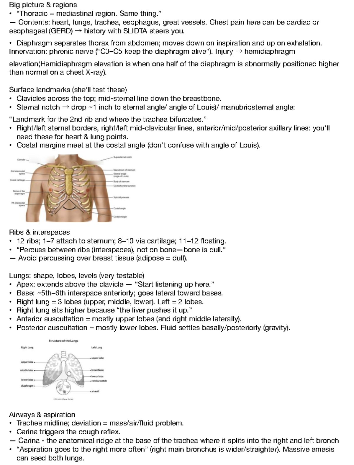 Comprehensive Overview of Respiratory Assessment Techniques (NURS 101 ...