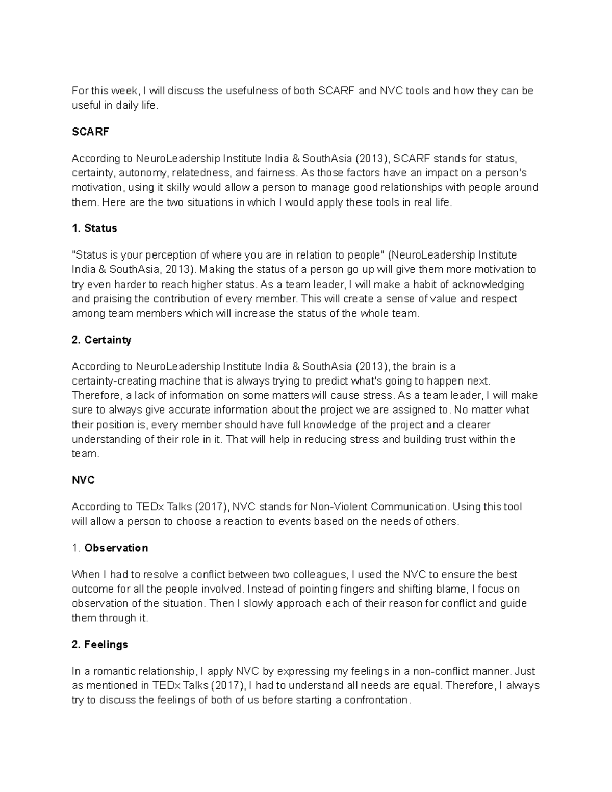 PSYC 1205 Emotional Intelligence Unit 5 - For this week, I will discuss ...