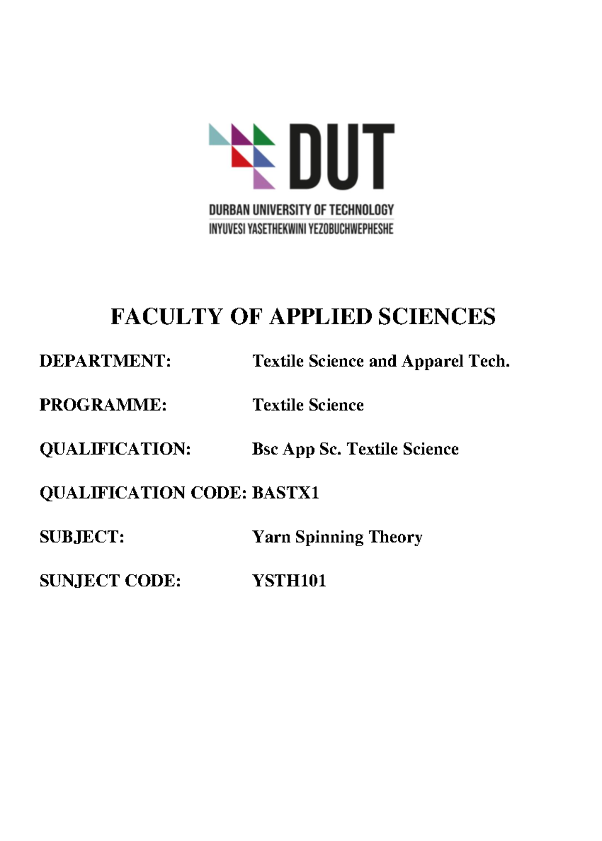 Carding Process Overview and Technical Insights (YSTH101) - FACULTY OF ...