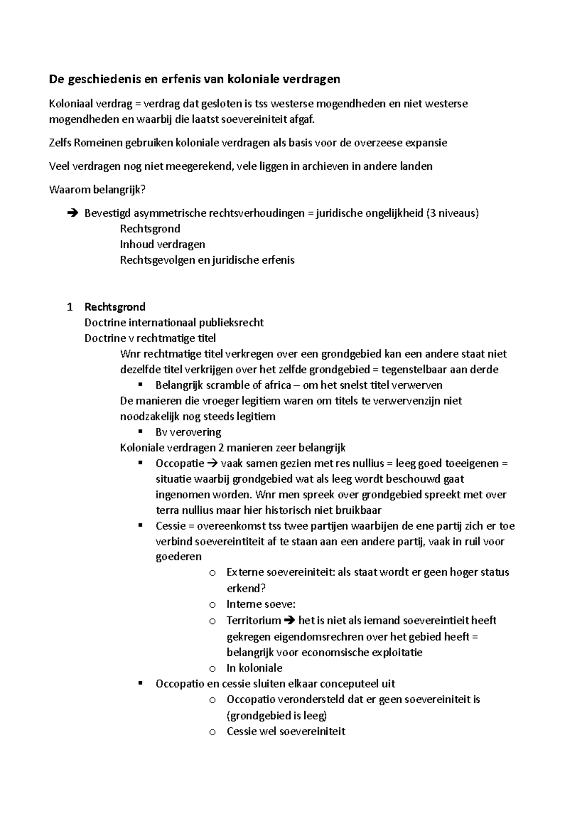 De koloniale verdragen: Geschiedenis, erfenis en juridische ...