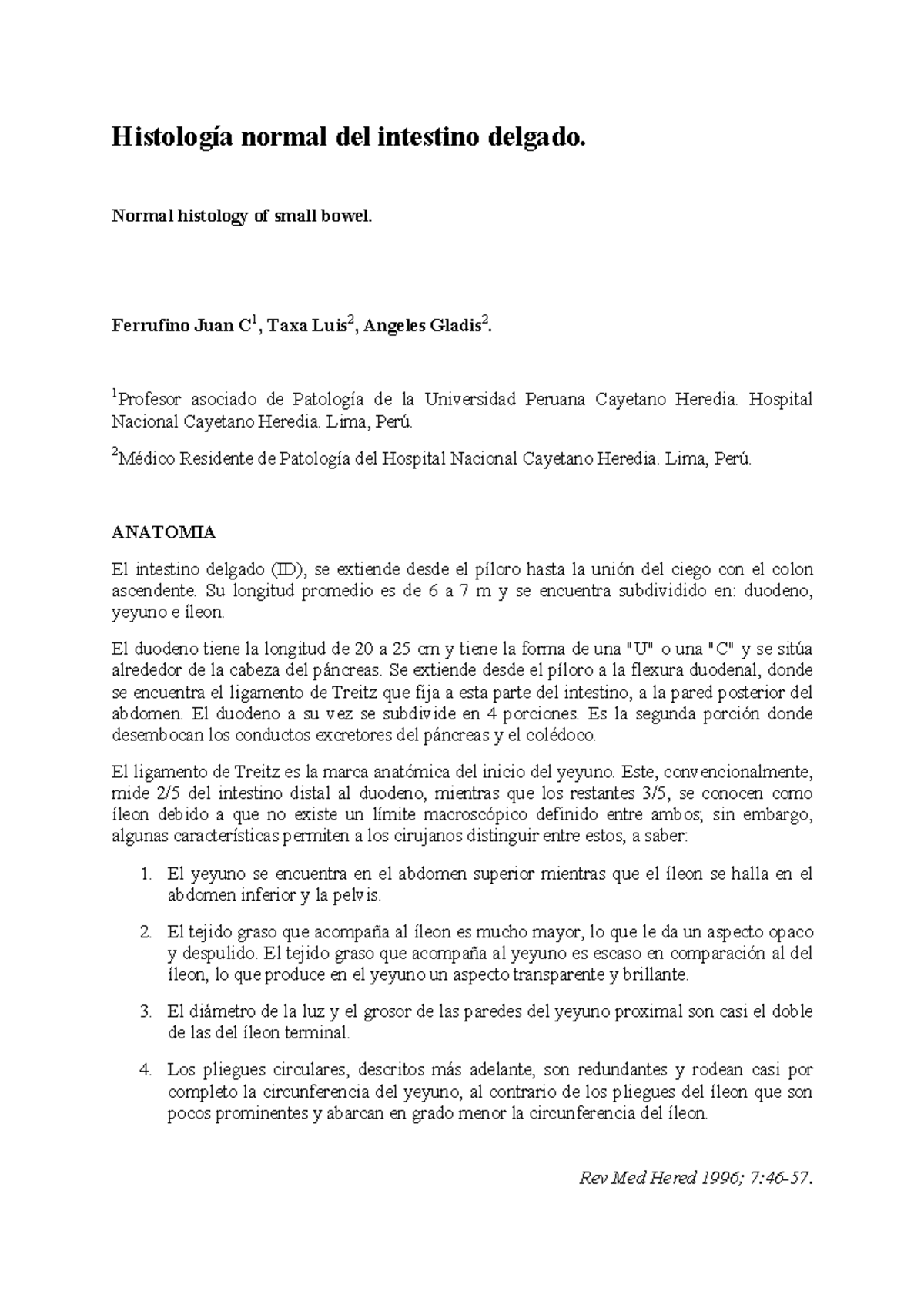 Histología del Duodeno: Estructura y Función del Intestino Delgado ...