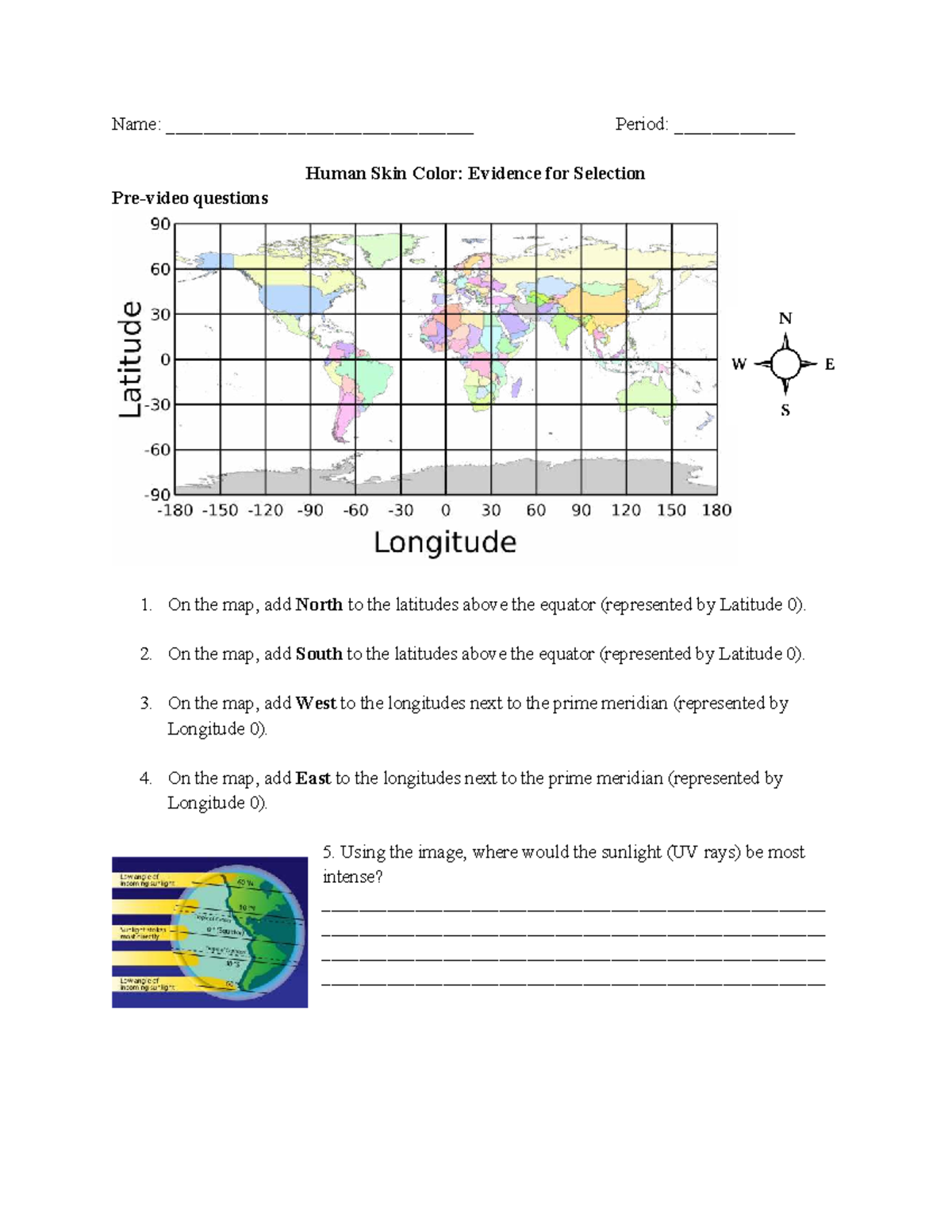 8 BIO Final Exam: Human Skin Color Selection Evidence Analysis - Studocu
