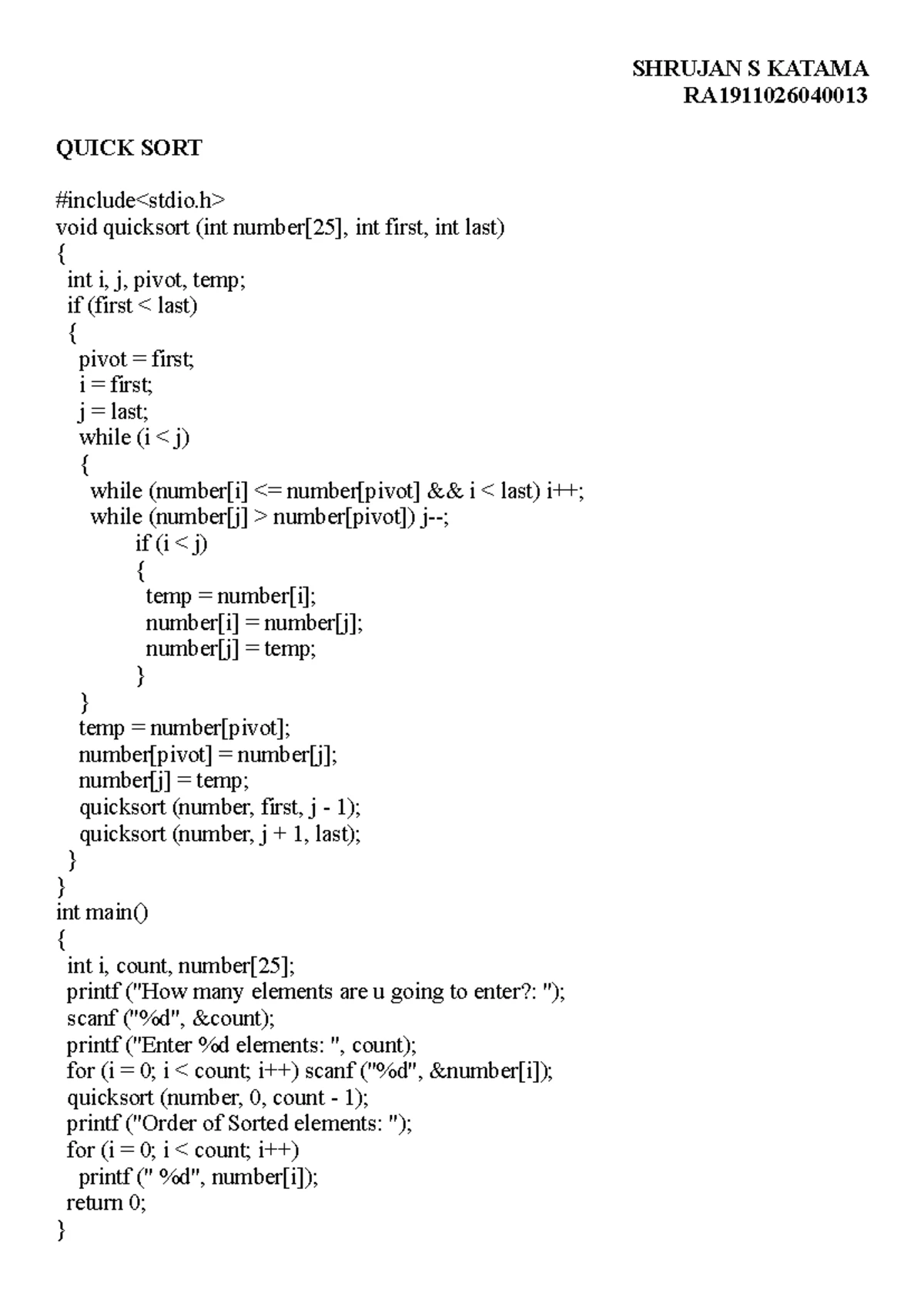 DAA FJ1 Set B Exam Notes - Design & Analysis of Algorithms (21CSC201J ...