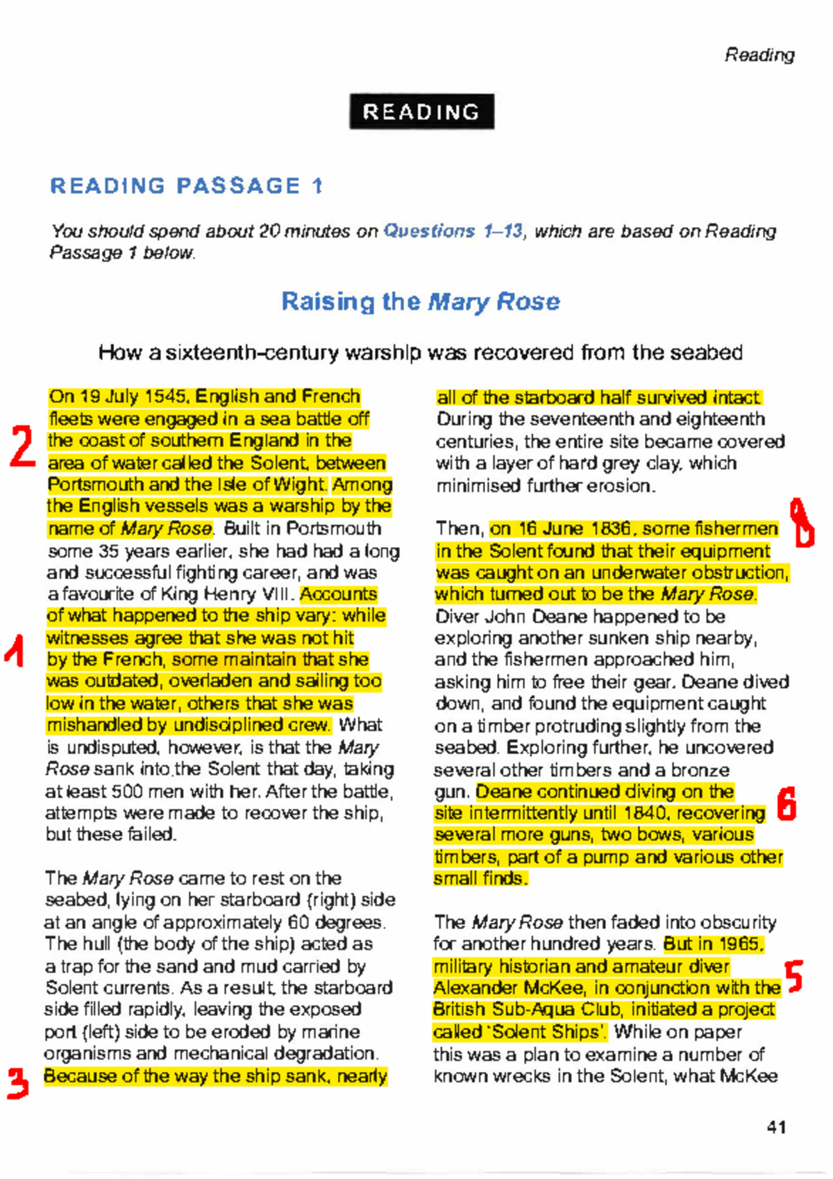Cambridge IELTS 11 Test 2 Reading Passage Analysis - Studocu