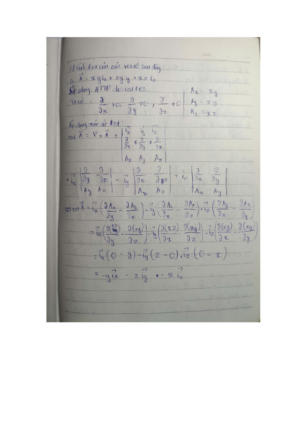 BT C1 - Lecture Notes on Vector Calculus and Fields - Studocu