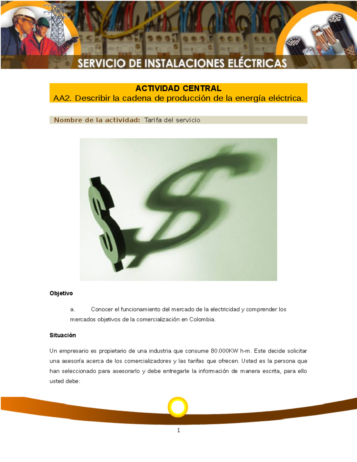 Análisis de Tarifas de Electricidad en Colombia - Taller Semana 2 - Studocu