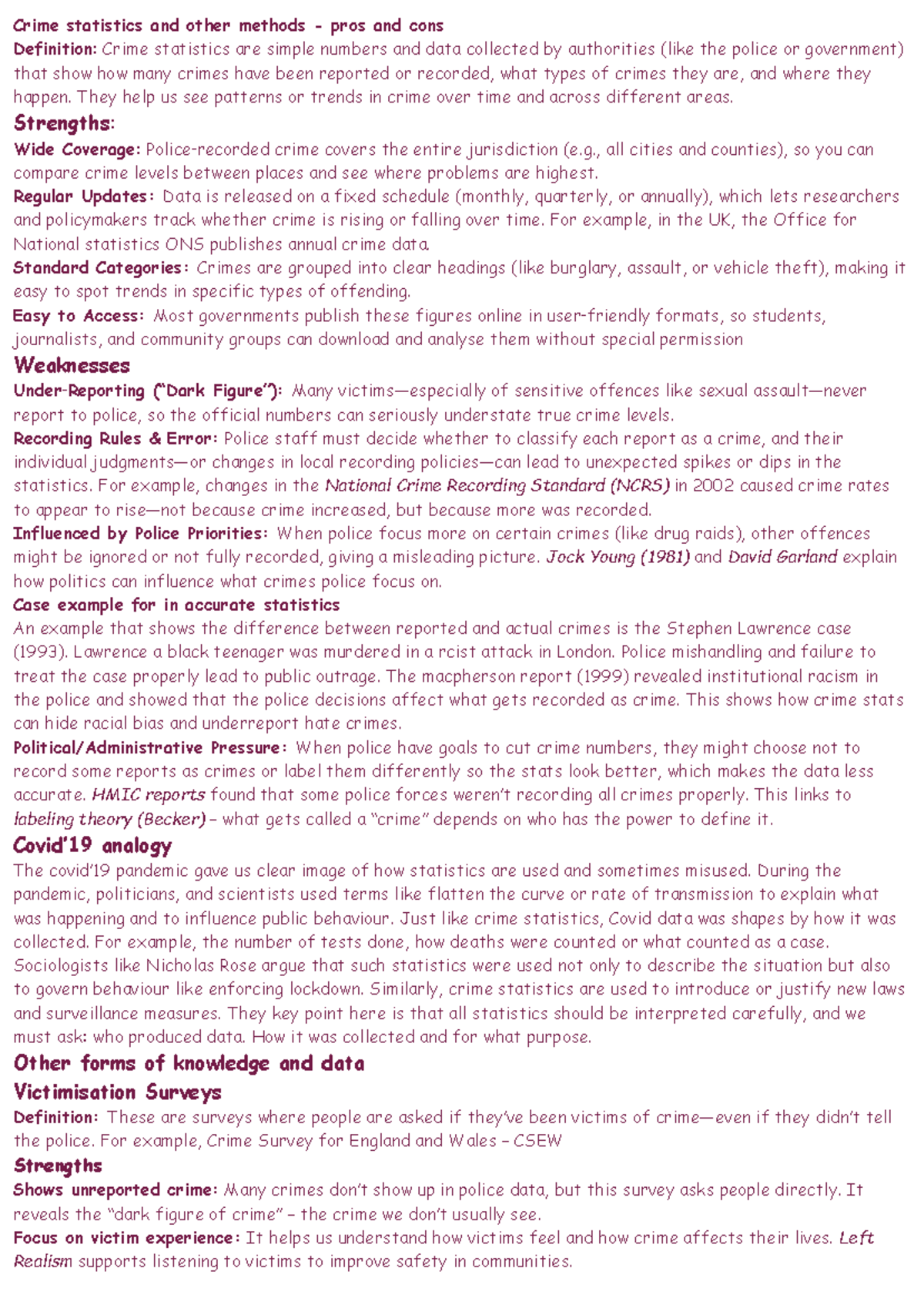 Crime Statistics: Pros, Cons, and Alternative Data Sources Analysis ...