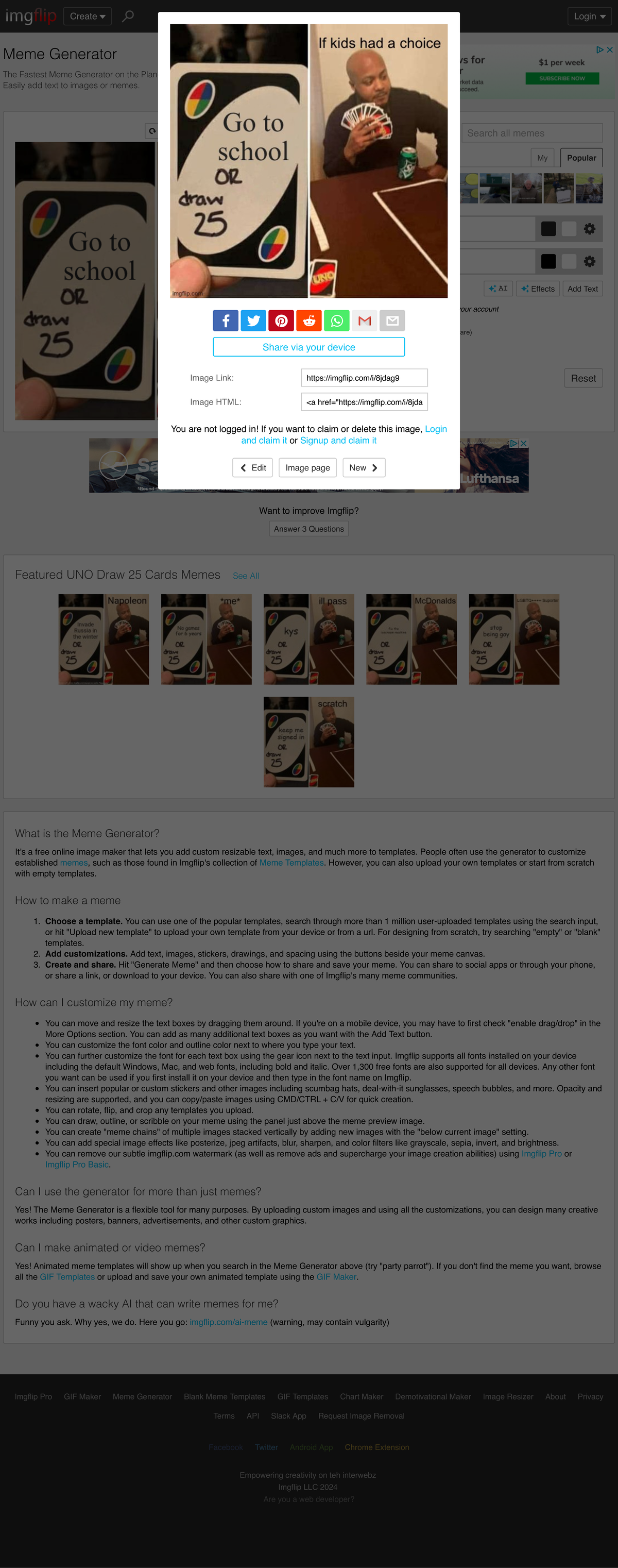 Meme Generator - Imgflip - Meme Generator The Fastest Meme Generator on ...