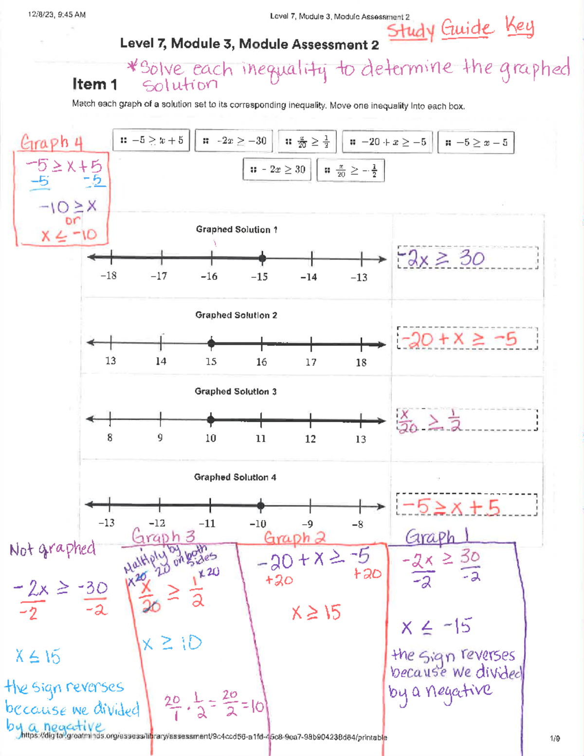 Level 7, Module 3, Assessment 2 Study Guide & Solutions - Studocu