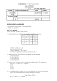 Chemistry I - CHM092 - UiTM Kampus Dengkil - Studocu