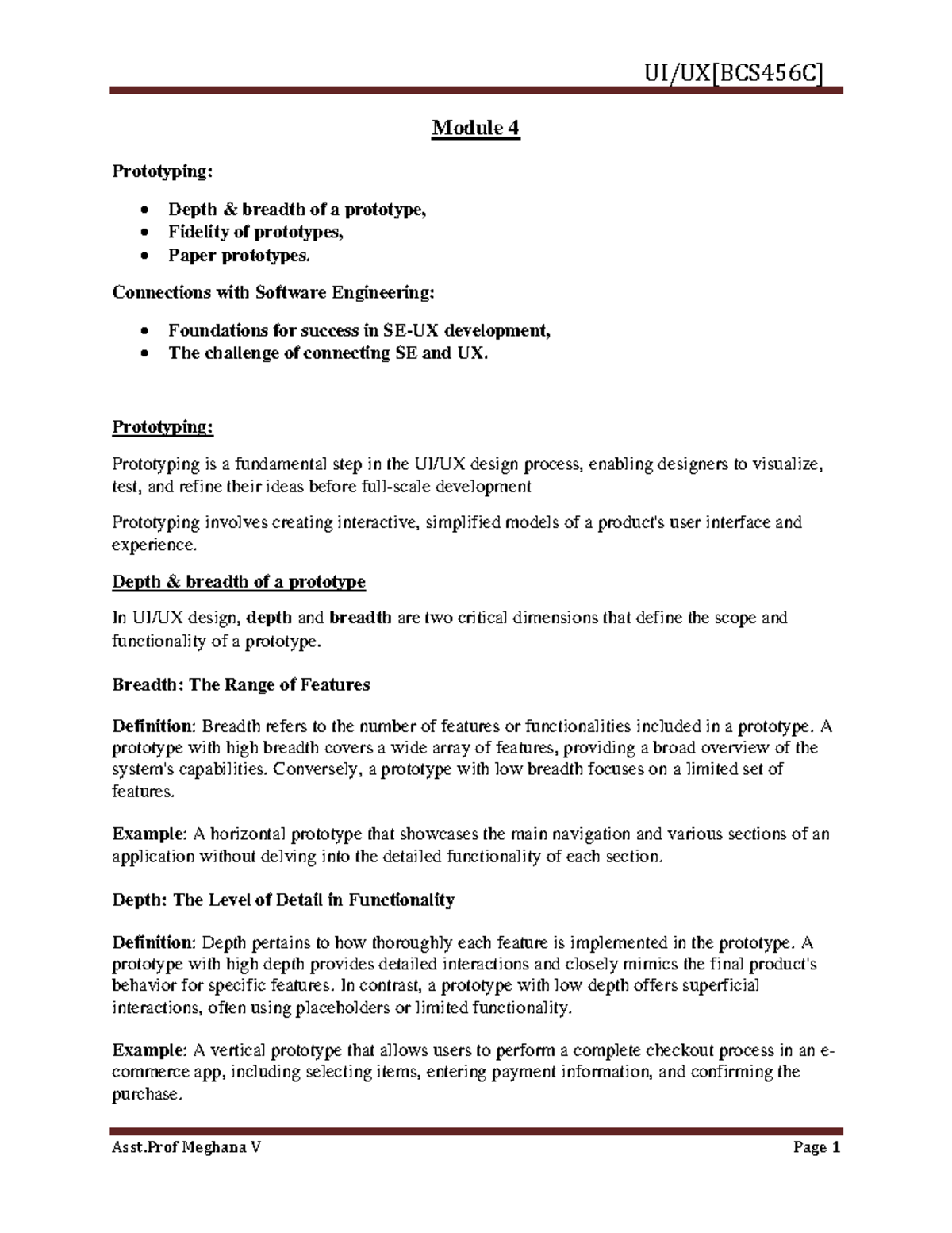 Module 4: Prototyping Techniques and Their Role in Software Engineering ...