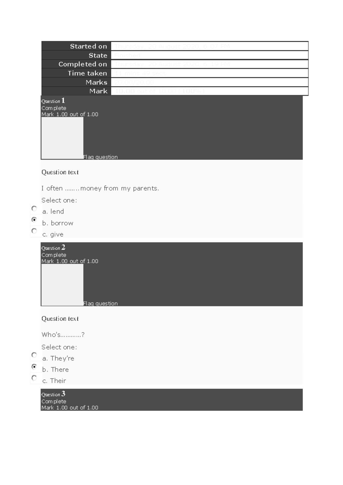 Quiz 1 uu114 - quiz - English for Academic Purposes - USP - Studocu