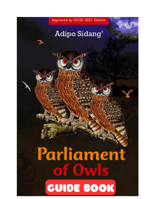 Parliament of owls essays and answers 0718055483 - PARLIAMENT OF OWLS ...