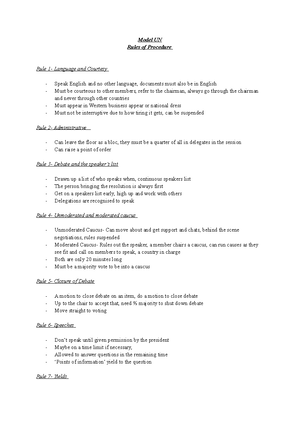 Model UN- Resolutions - Dr Simon Obendorf and Claire Randelson - Model ...