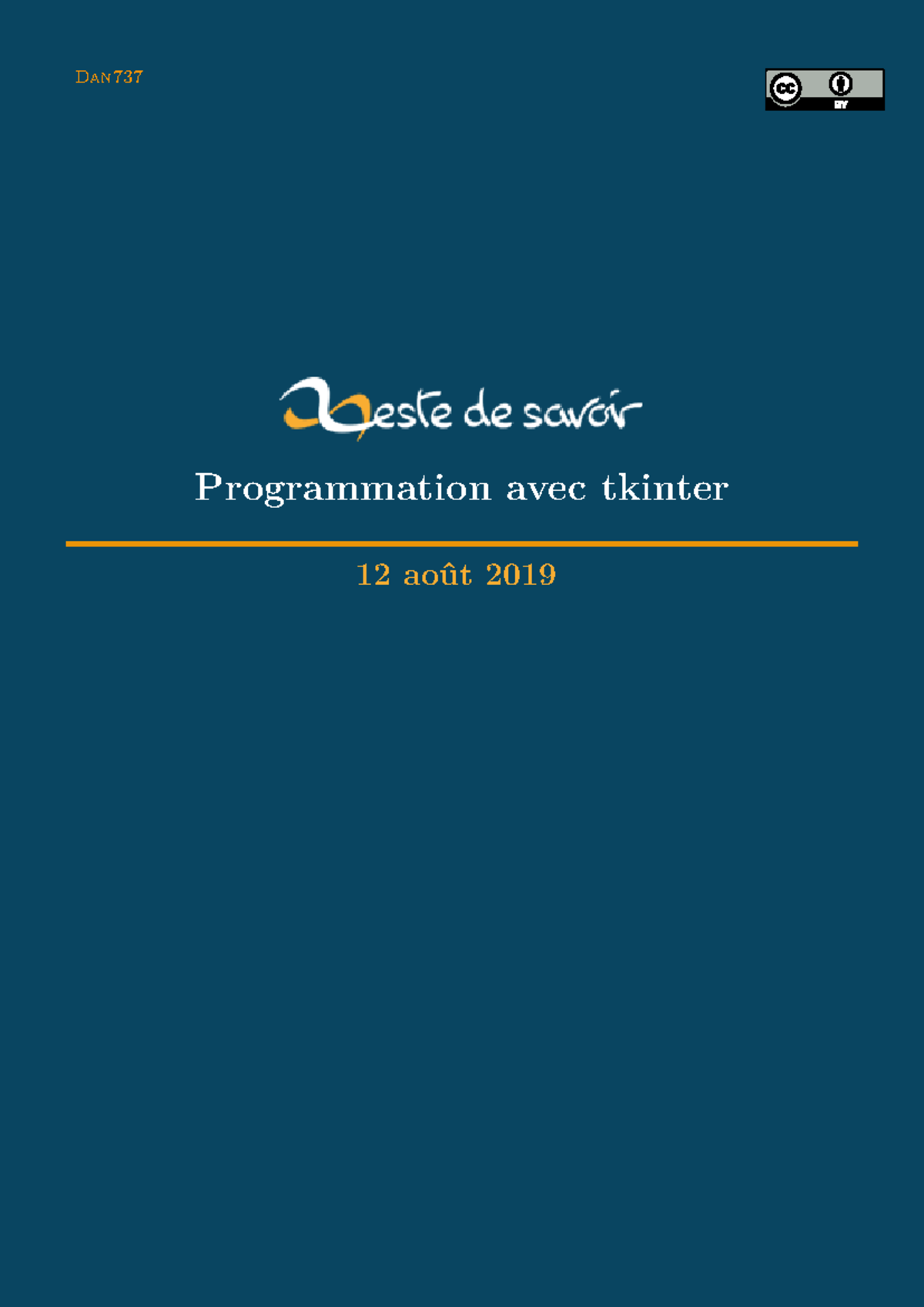 Programmation-avec-tkinter - Dan Programmation avec tkinter 12 août ...