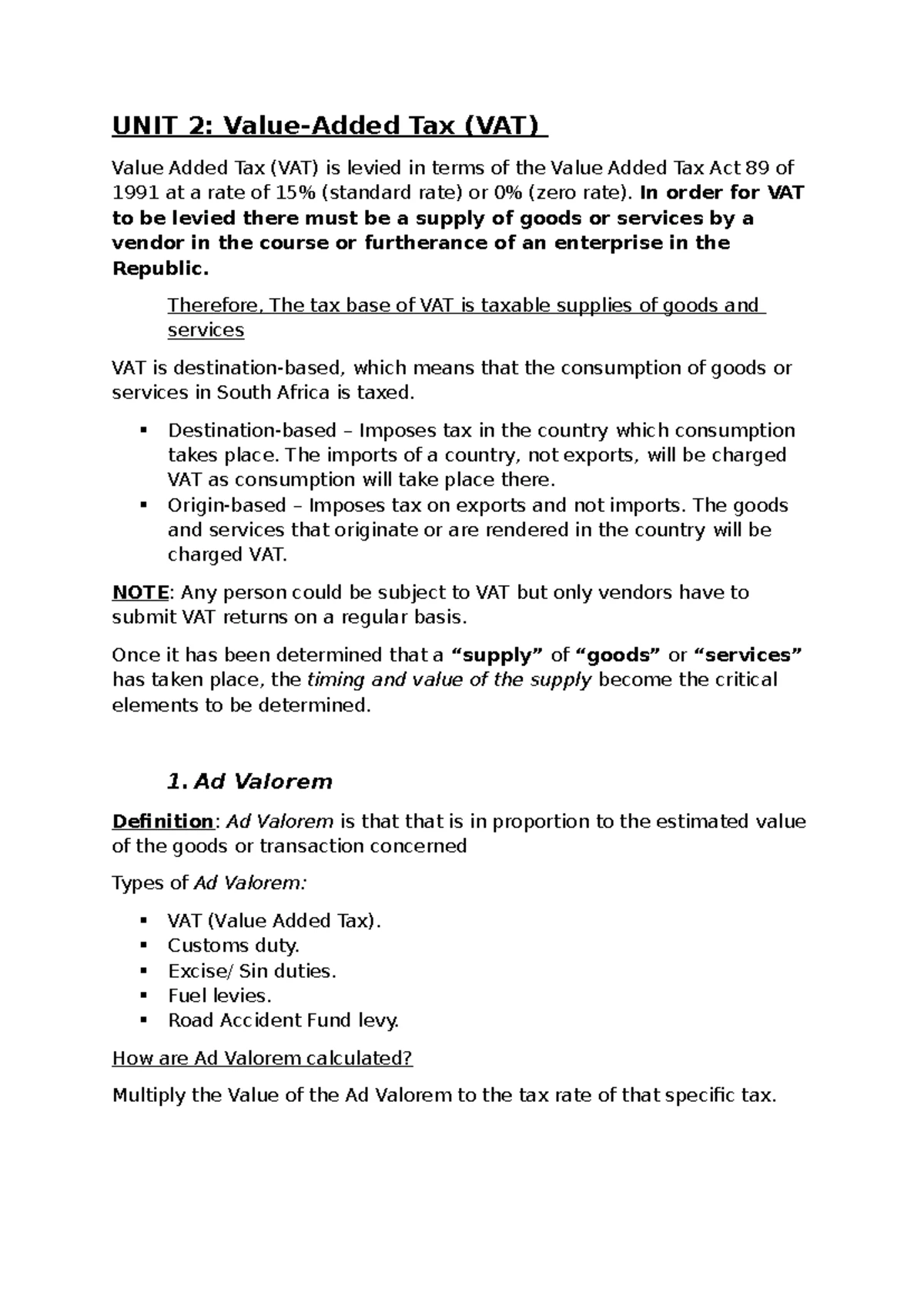 Continuous Assessment 3: Valid VAT Invoice Analysis & Requirements ...