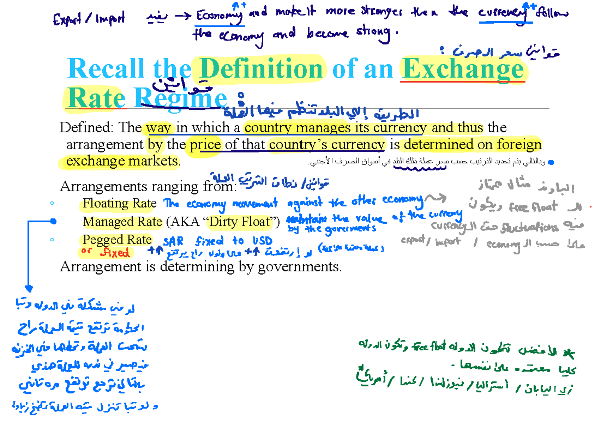 Ch 2 - International Financial Systems: Exchange Rate Regimes and ...