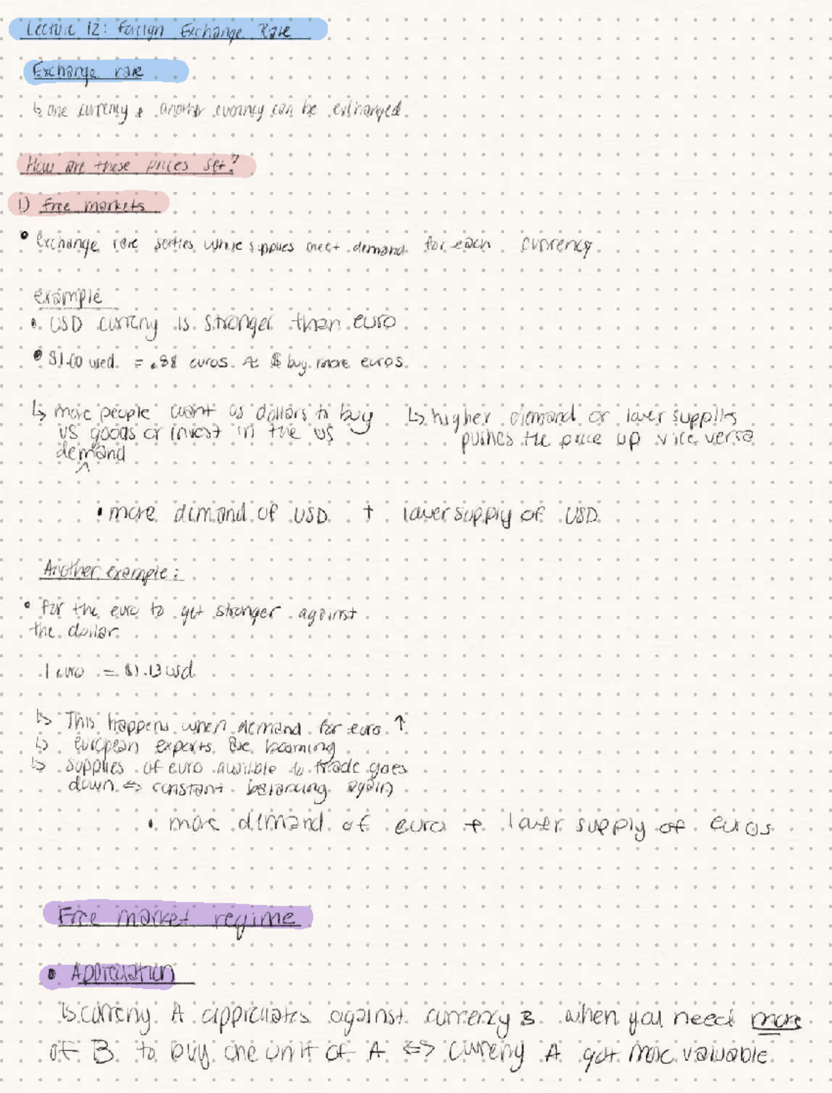 Foreign Exchange Rate Dynamics: Lecture Notes on Currency Valuation ...
