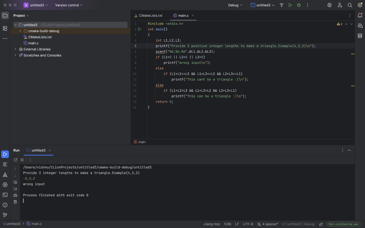 Triangle Generator - C Code for Project U untitled3 - Studocu