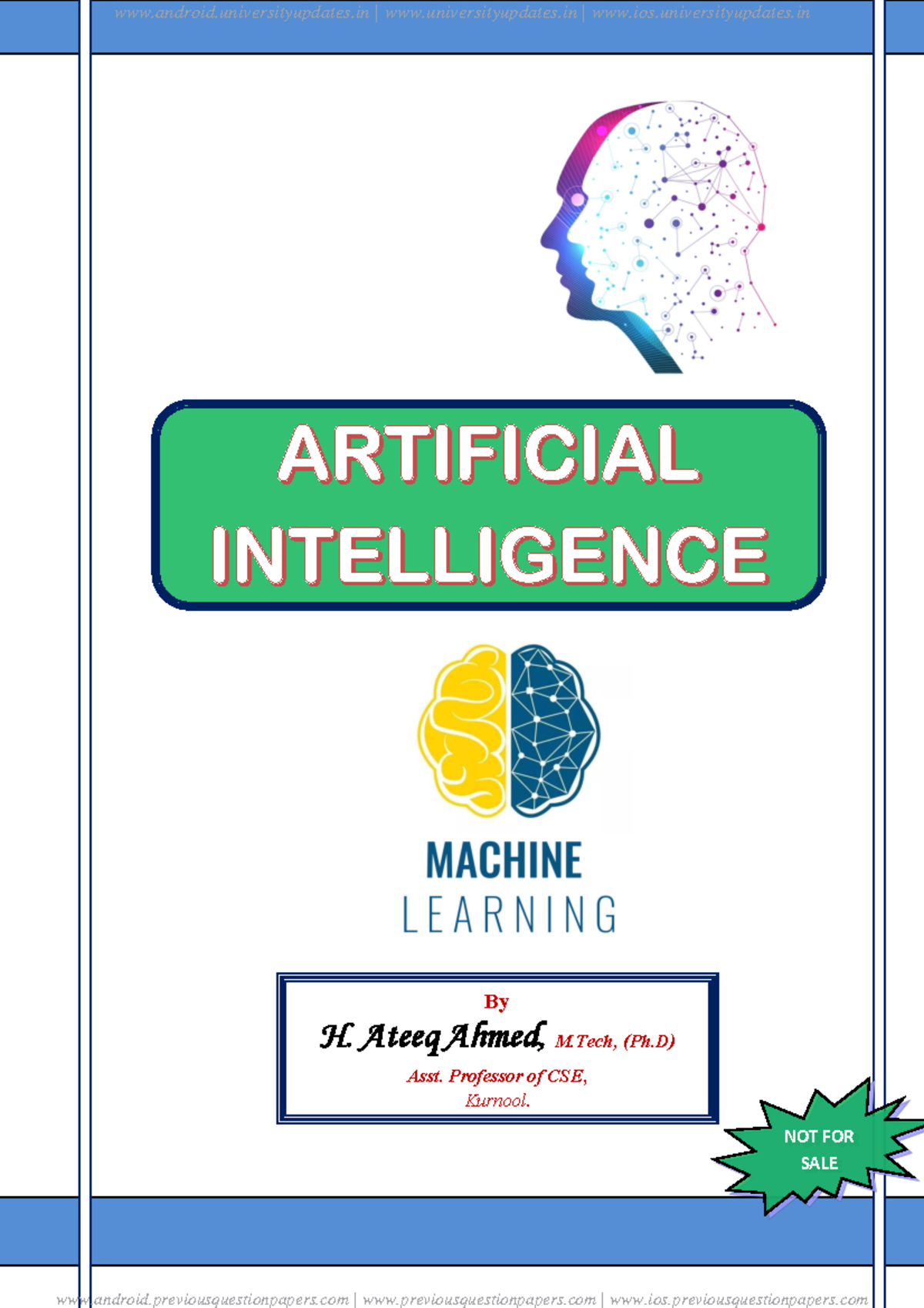 AI2 - Lecture Notes on Foundations and Applications of AI - Studocu