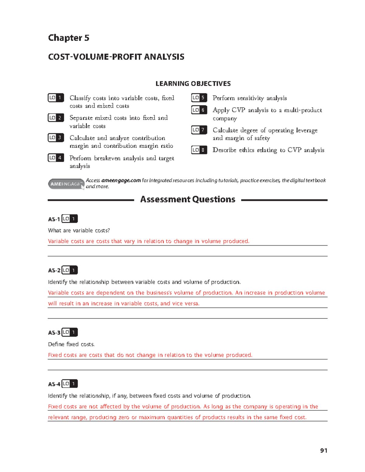 Cost-Volume-Profit (CVP) Analysis - ACC 101 Study Guide - Studocu