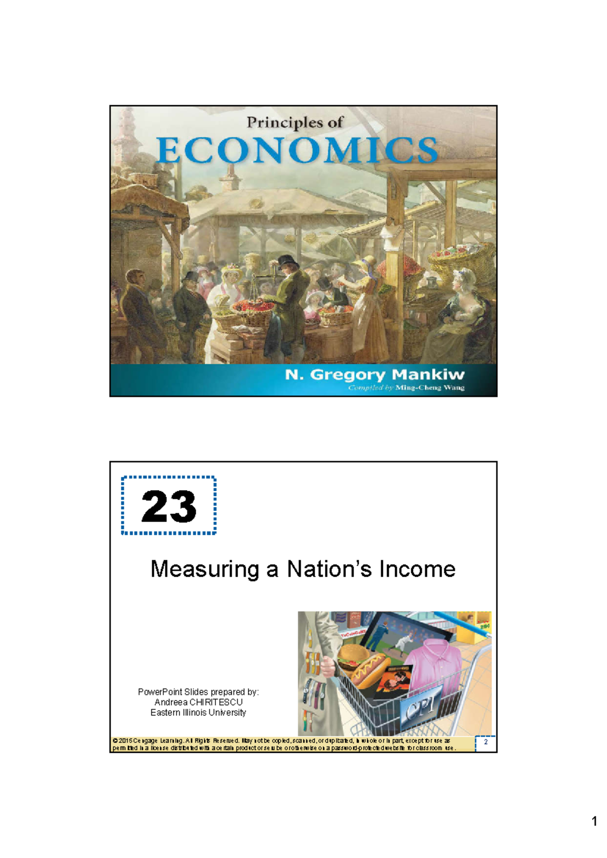 Part 1 - Chapter 23 Measuring a Nations Income - PowerPoint Slides ...