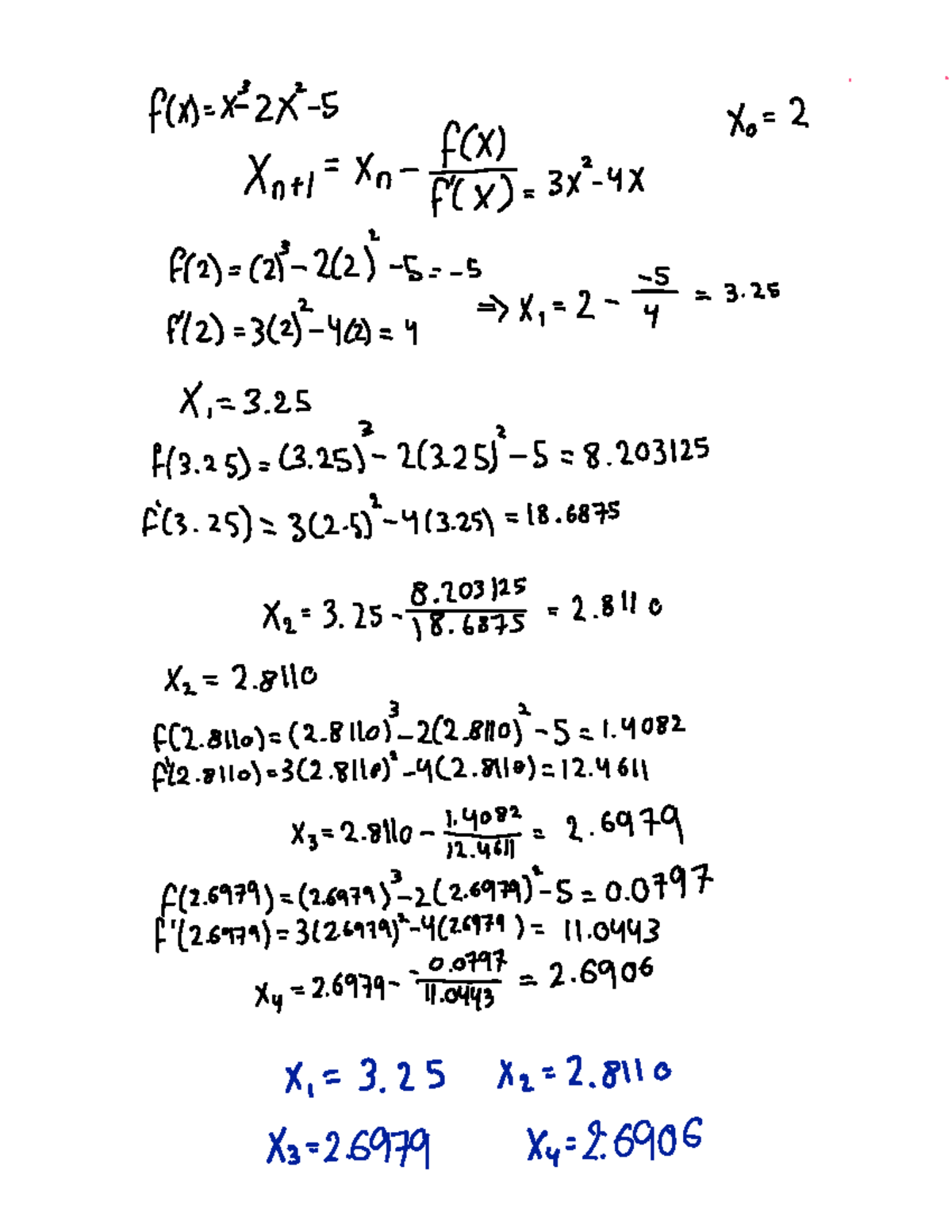 SLOVE F(X) Calculations and Solutions for X Values - Studocu